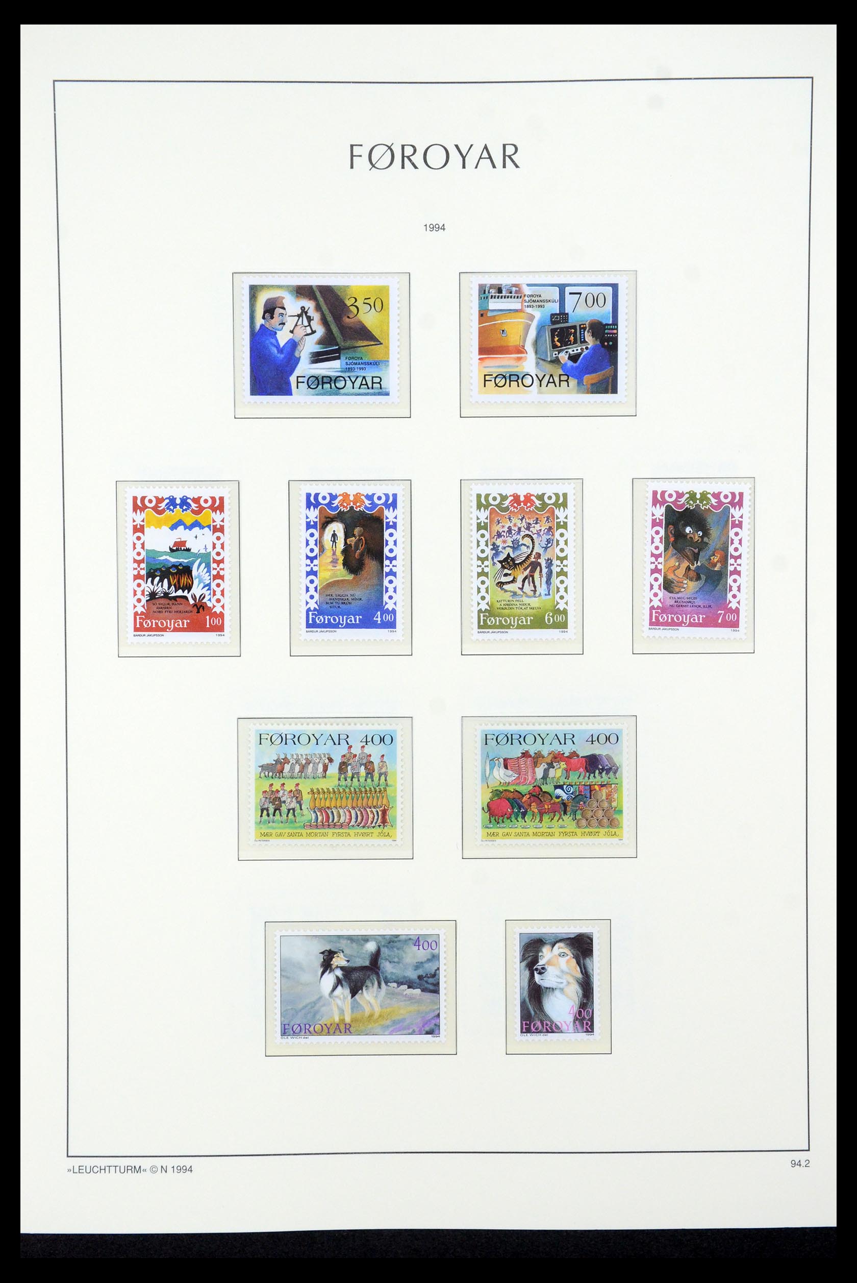 35581 029 - Postzegelverzameling 35581 Faeroer 1975-2007.