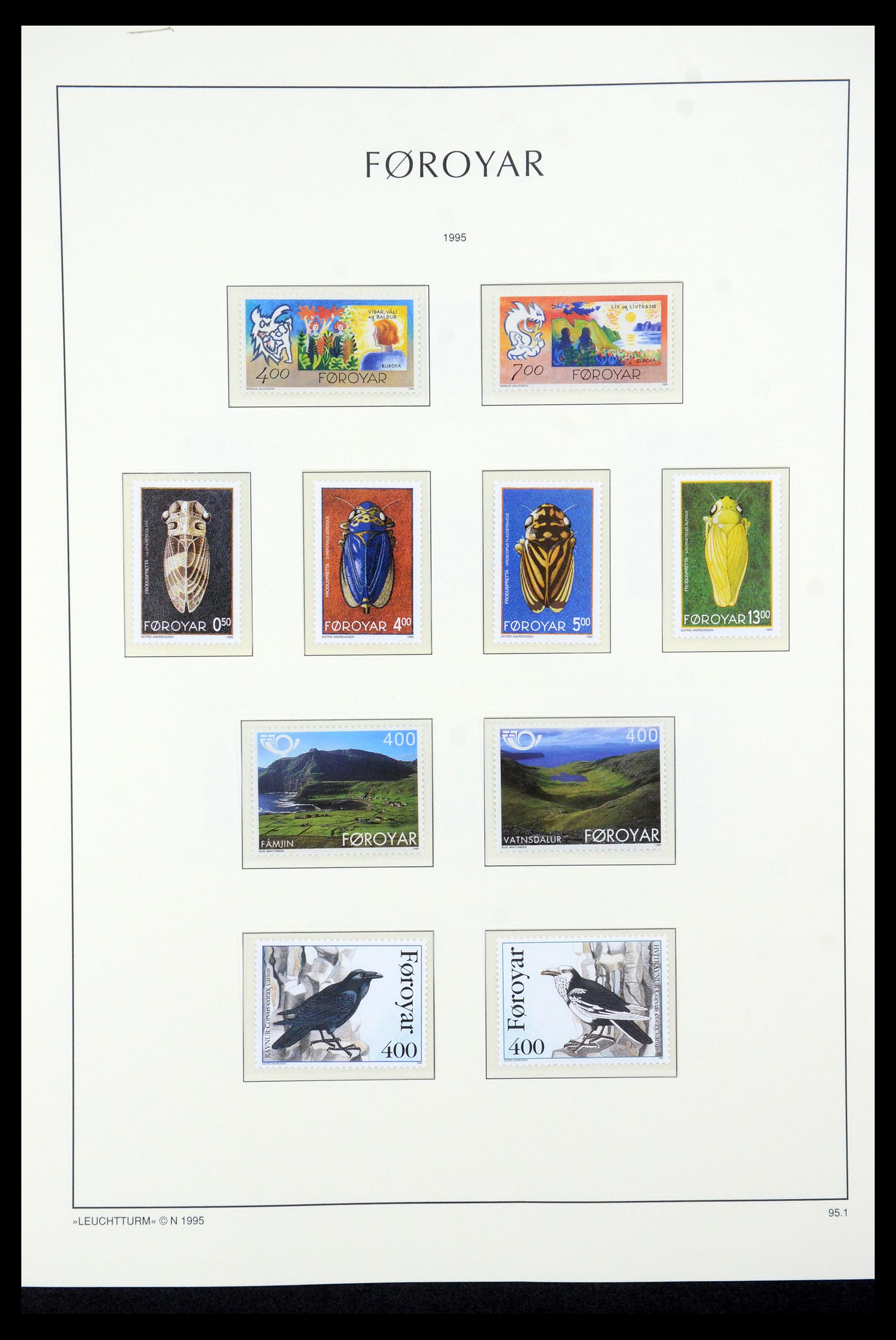 35581 030 - Postzegelverzameling 35581 Faeroer 1975-2007.