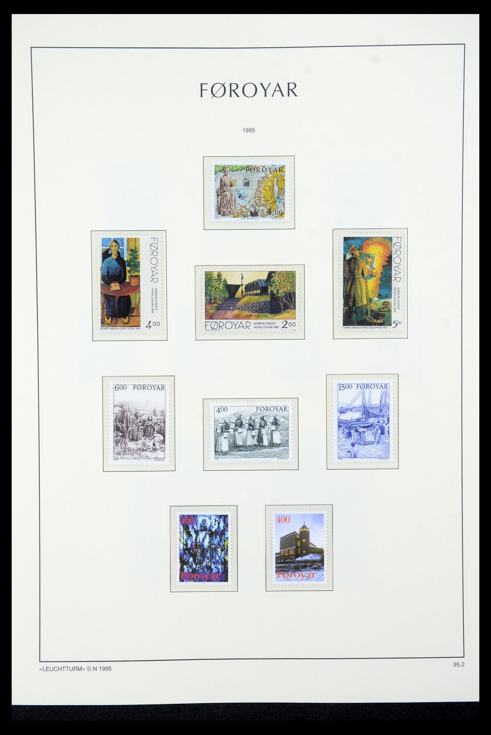 35581 031 - Postzegelverzameling 35581 Faeroer 1975-2007.