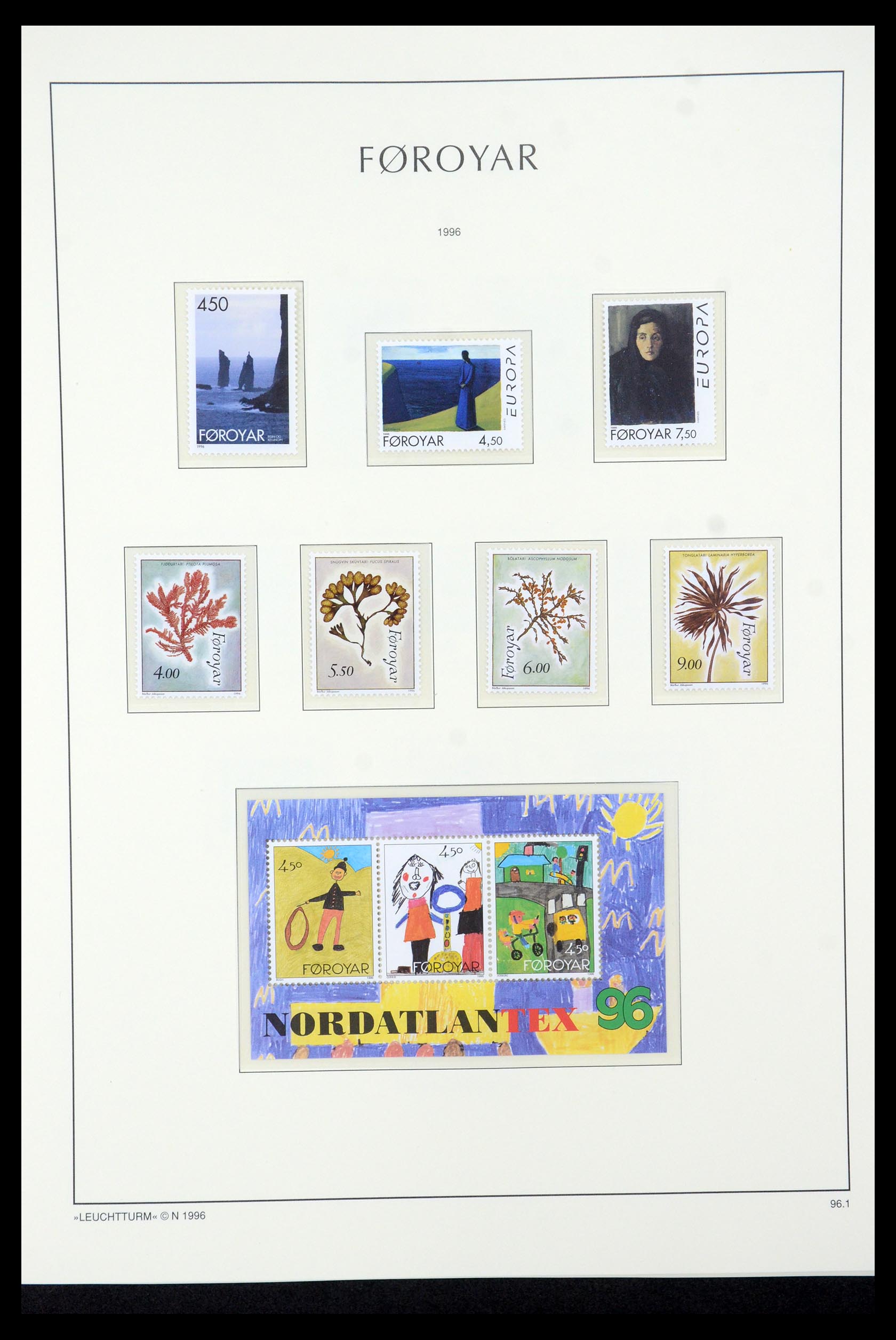 35581 032 - Postzegelverzameling 35581 Faeroer 1975-2007.