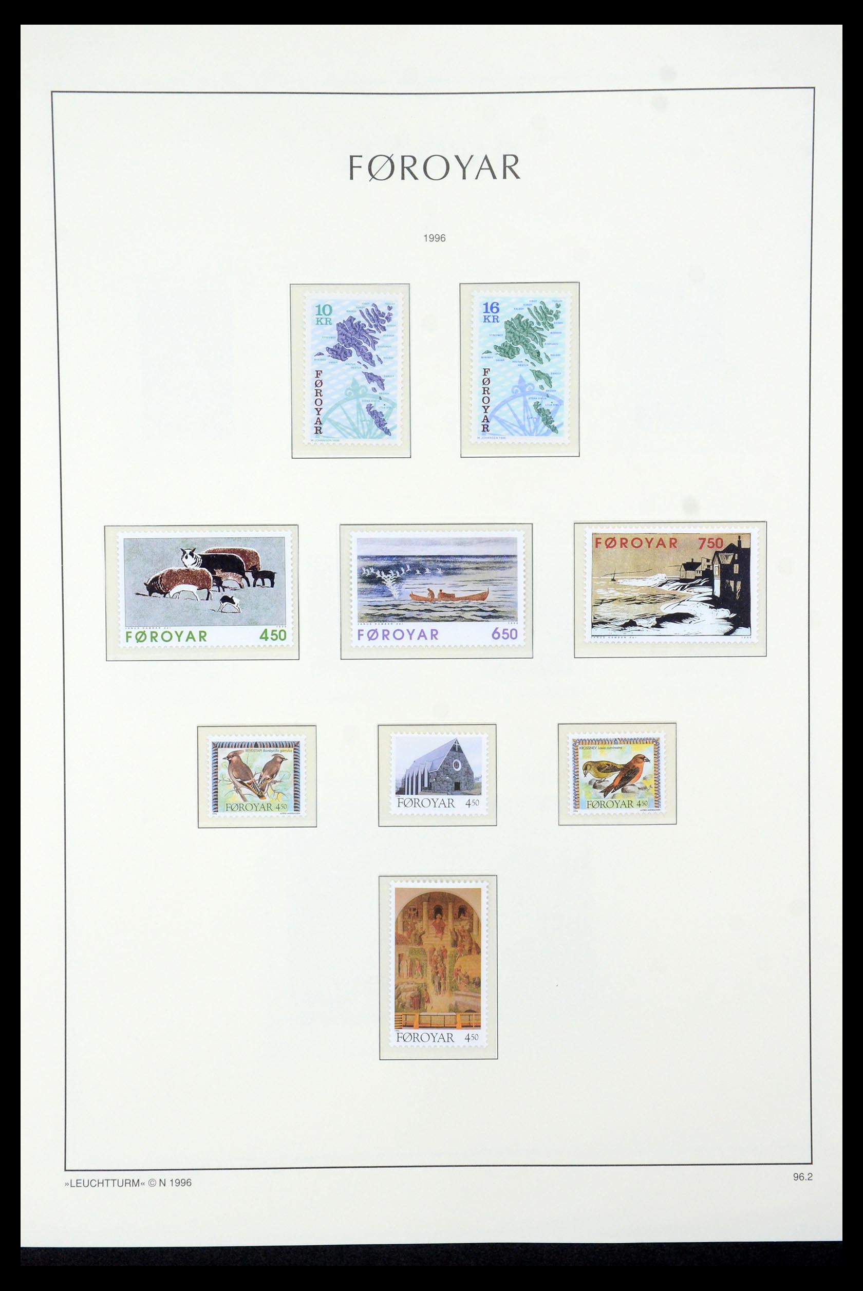 35581 033 - Postzegelverzameling 35581 Faeroer 1975-2007.