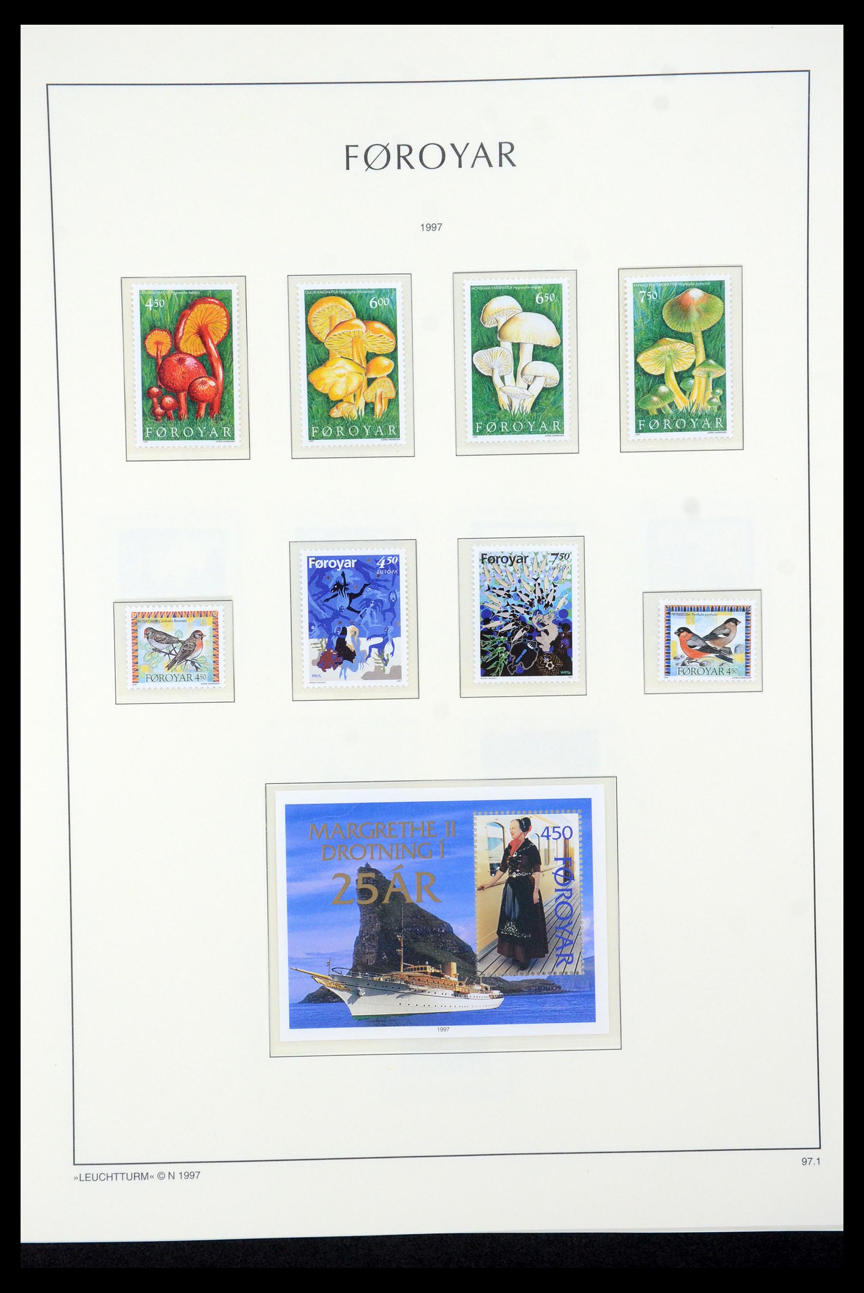 35581 034 - Postzegelverzameling 35581 Faeroer 1975-2007.