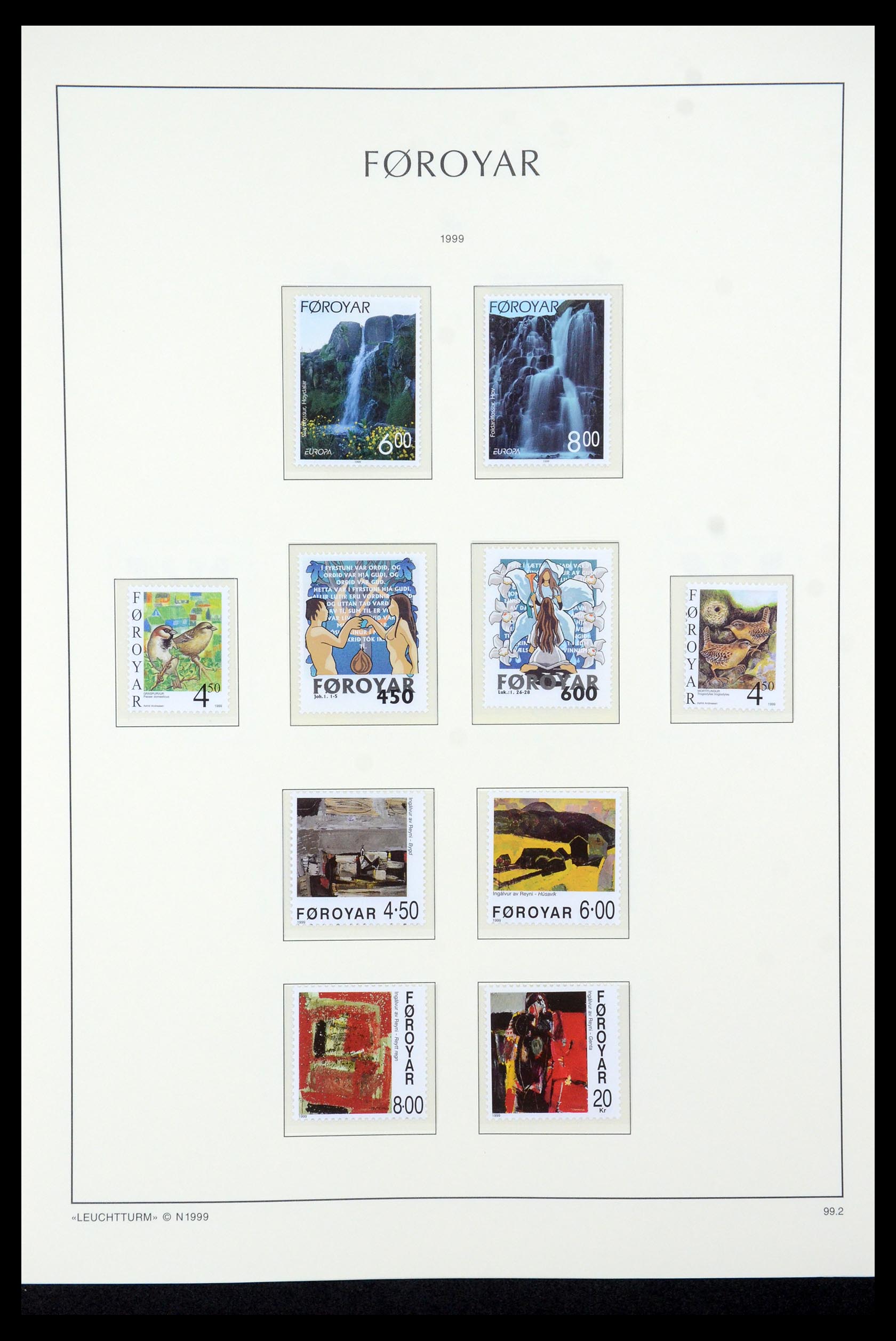 35581 039 - Postzegelverzameling 35581 Faeroer 1975-2007.