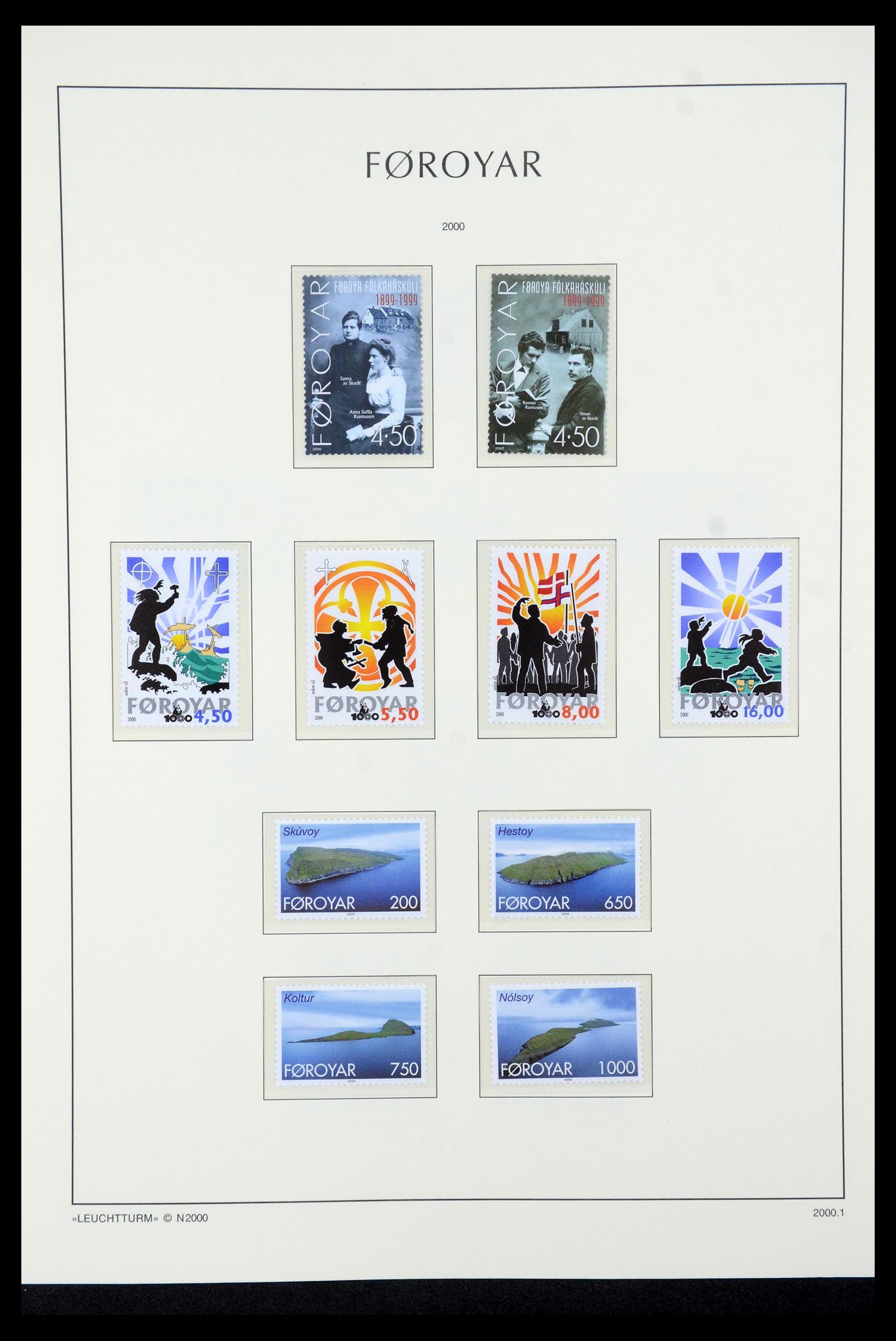 35581 040 - Postzegelverzameling 35581 Faeroer 1975-2007.