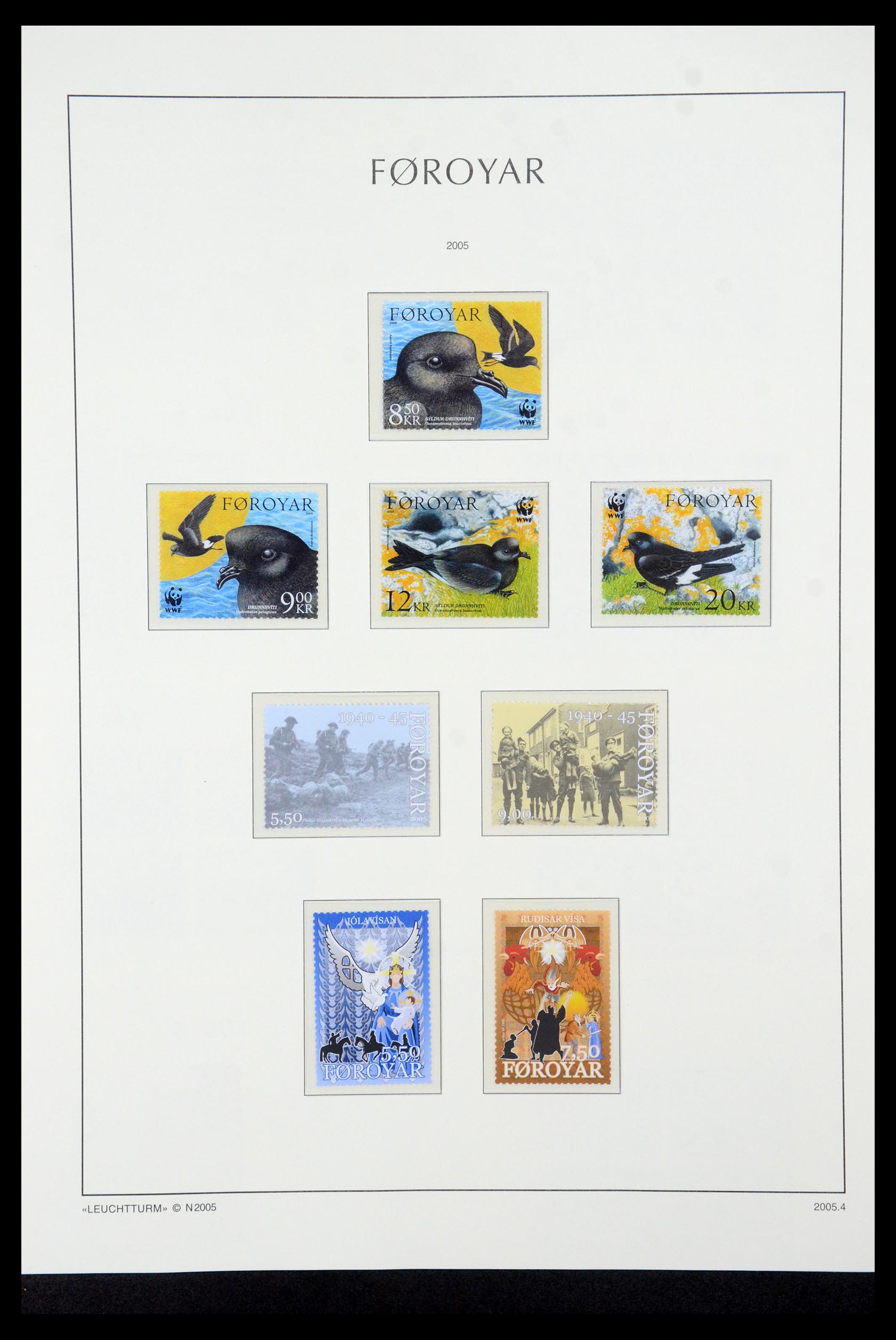 35581 058 - Postzegelverzameling 35581 Faeroer 1975-2007.