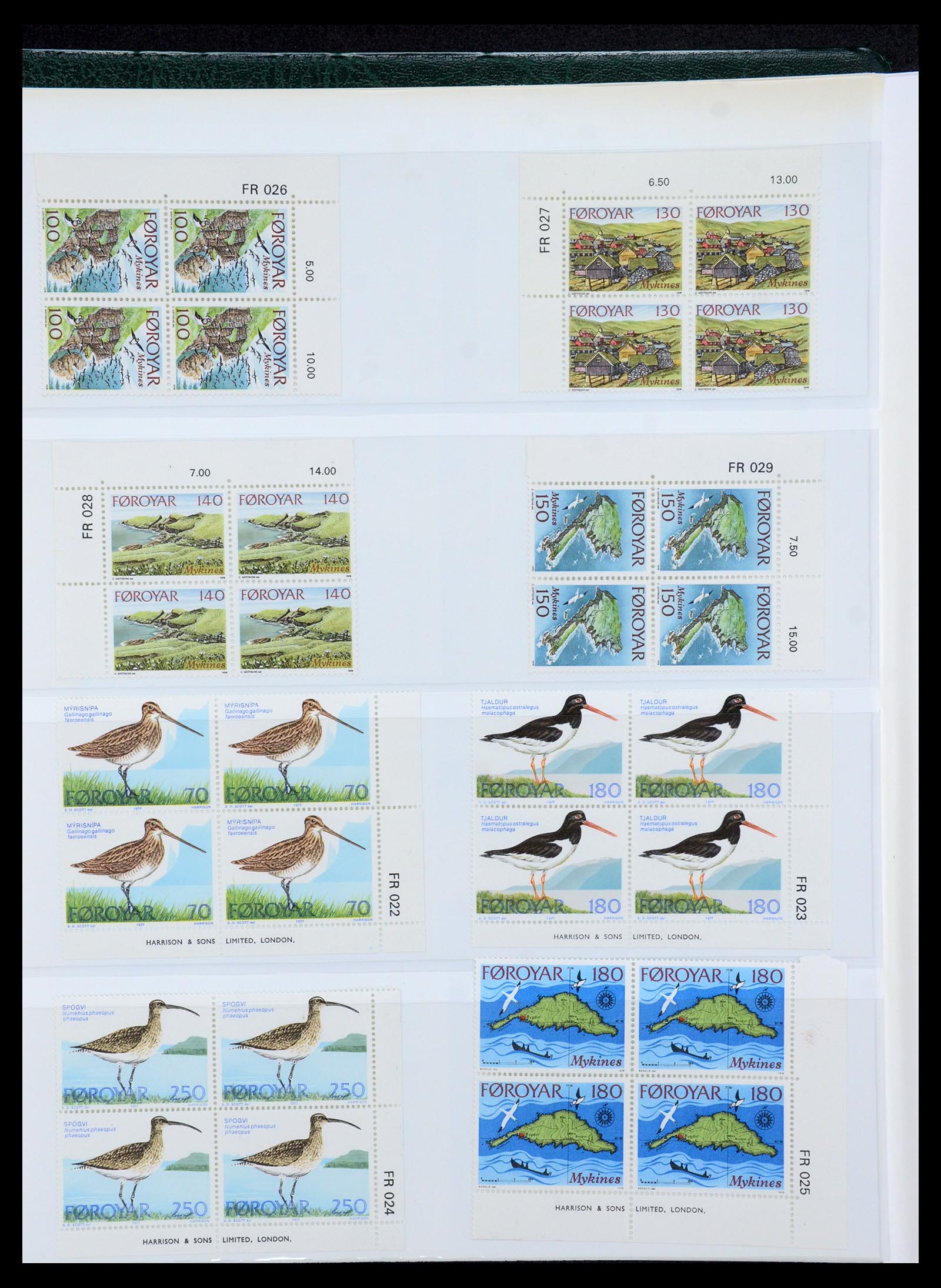 35581 062 - Postzegelverzameling 35581 Faeroer 1975-2007.