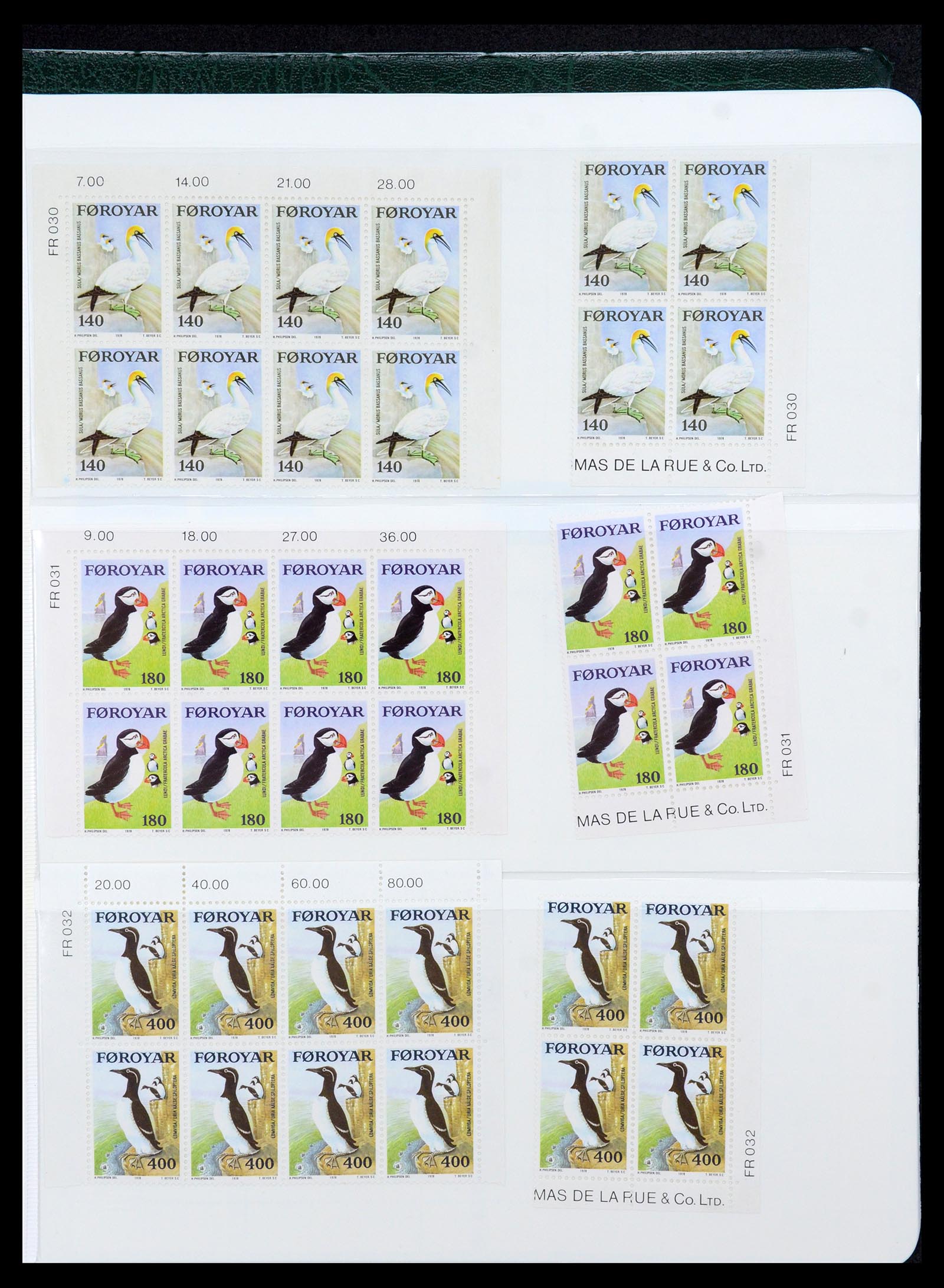 35581 063 - Postzegelverzameling 35581 Faeroer 1975-2007.