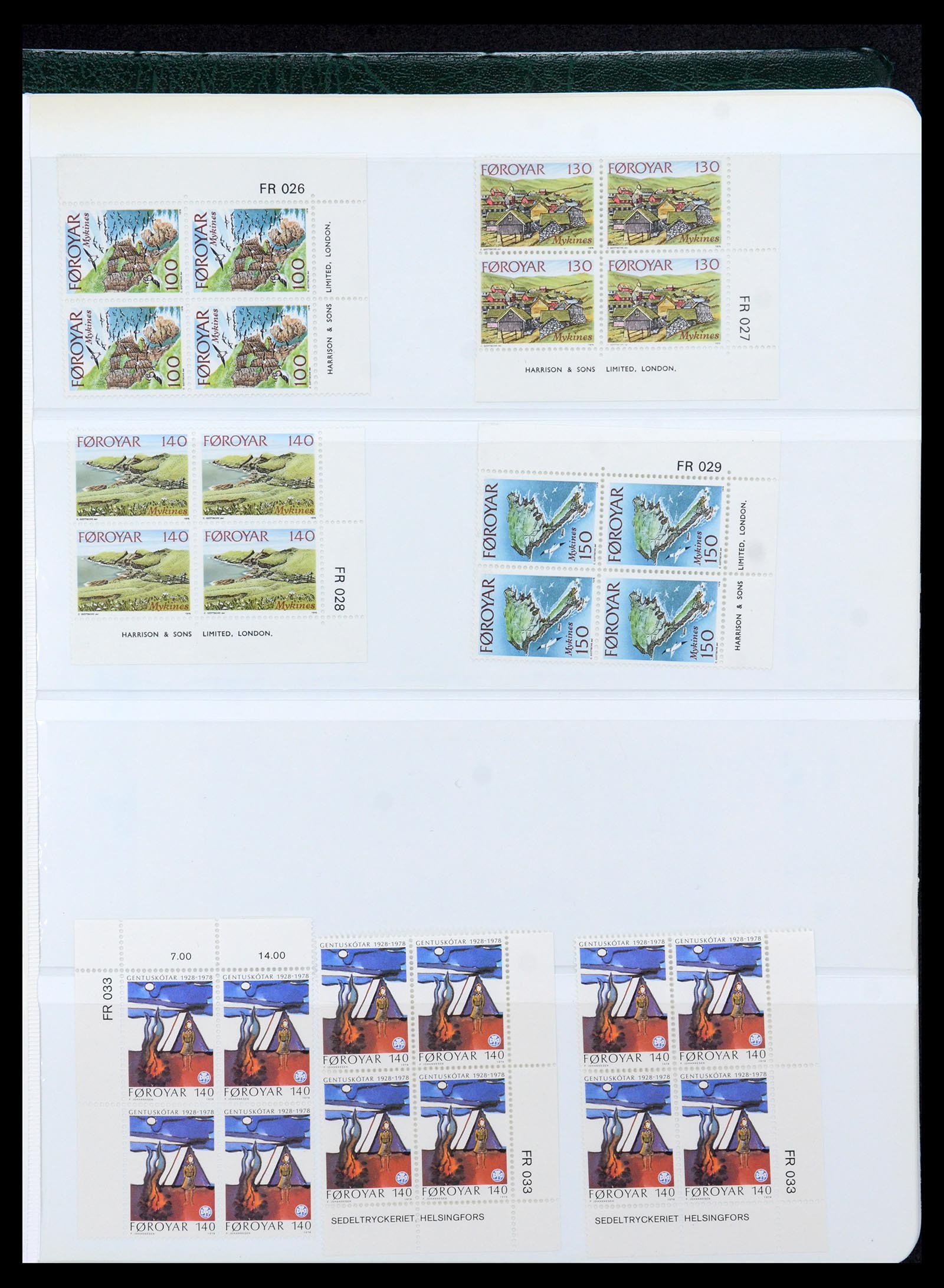 35581 065 - Postzegelverzameling 35581 Faeroer 1975-2007.
