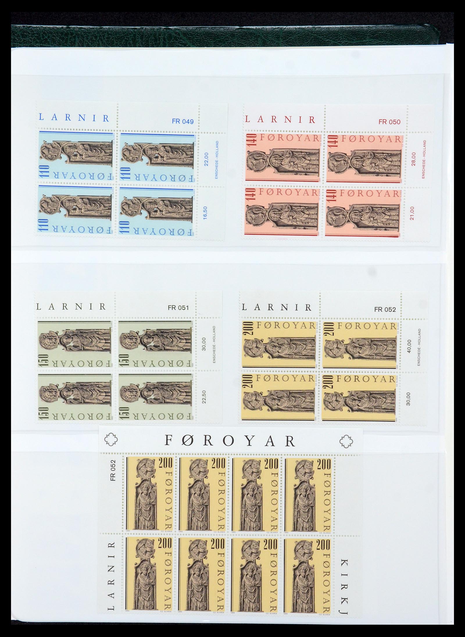 35581 071 - Postzegelverzameling 35581 Faeroer 1975-2007.