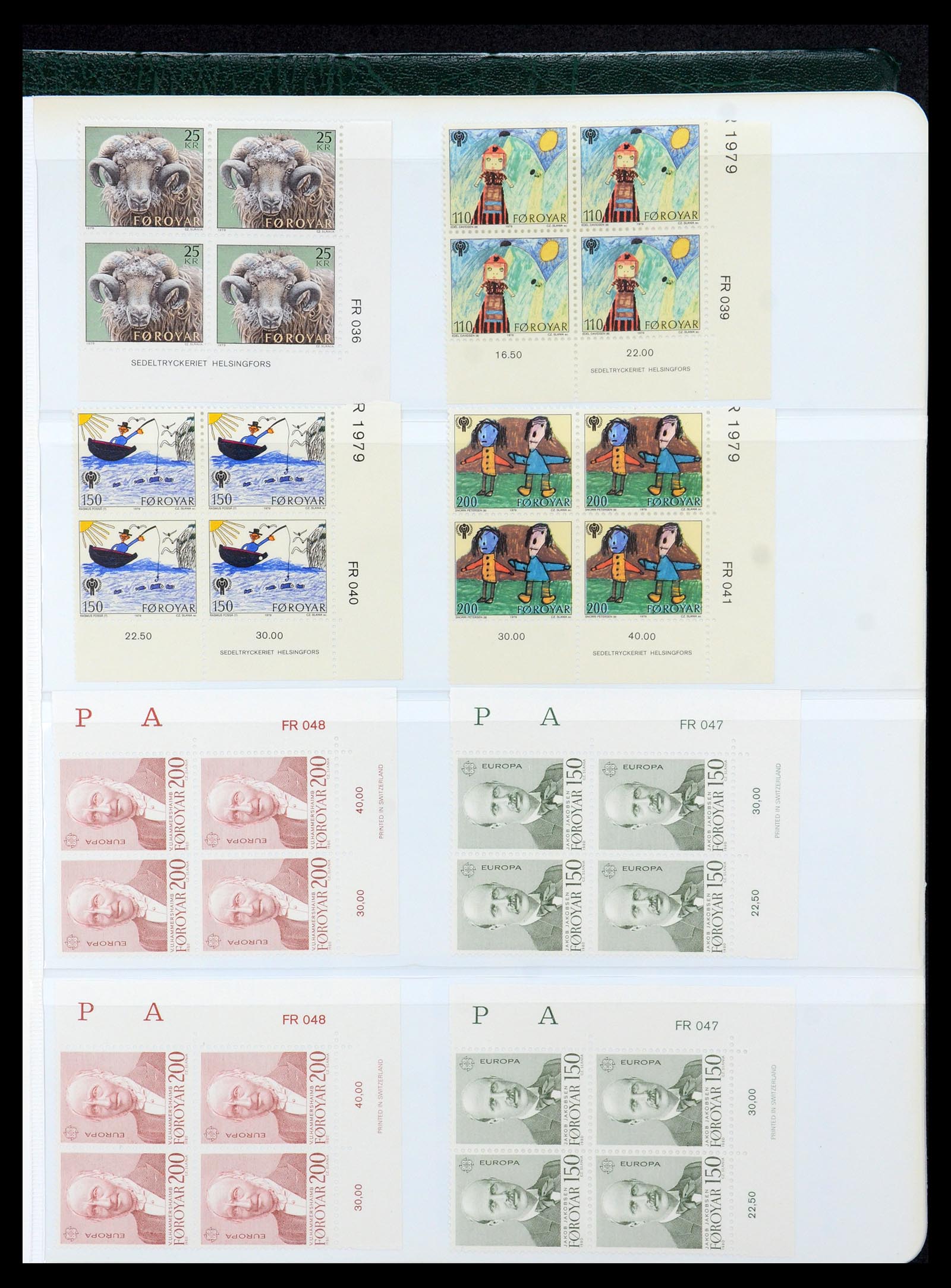 35581 072 - Postzegelverzameling 35581 Faeroer 1975-2007.