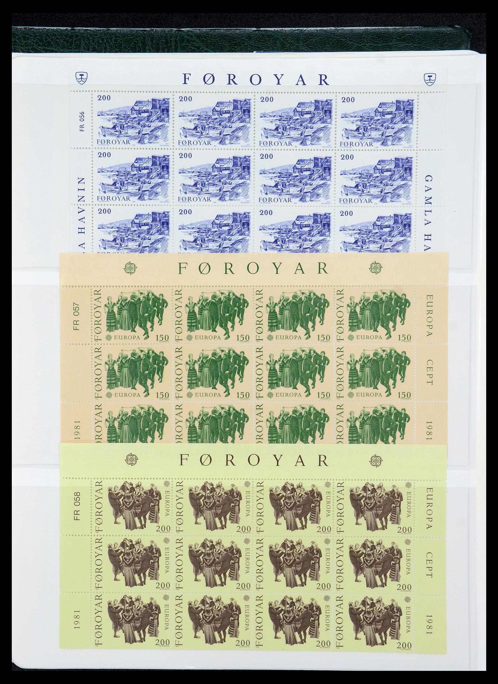 35581 075 - Postzegelverzameling 35581 Faeroer 1975-2007.