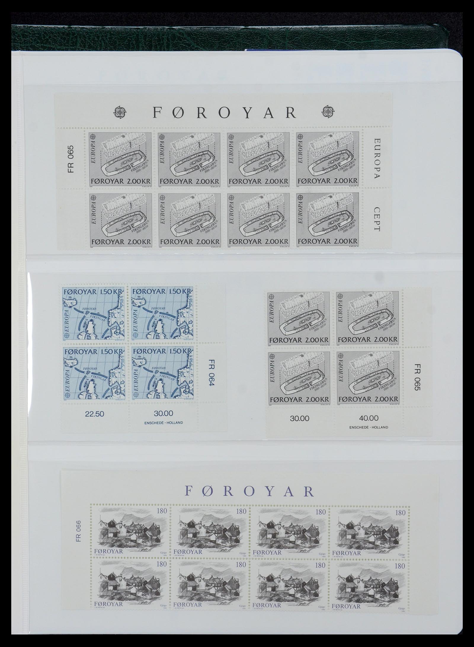 35581 078 - Postzegelverzameling 35581 Faeroer 1975-2007.