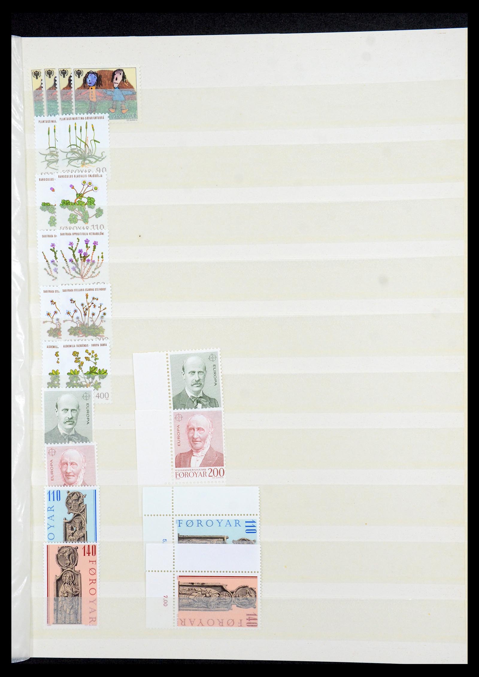 35581 101 - Postzegelverzameling 35581 Faeroer 1975-2007.