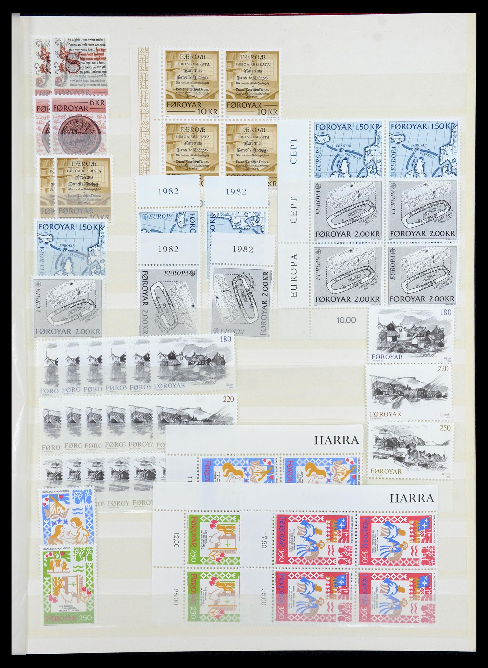 35581 103 - Postzegelverzameling 35581 Faeroer 1975-2007.