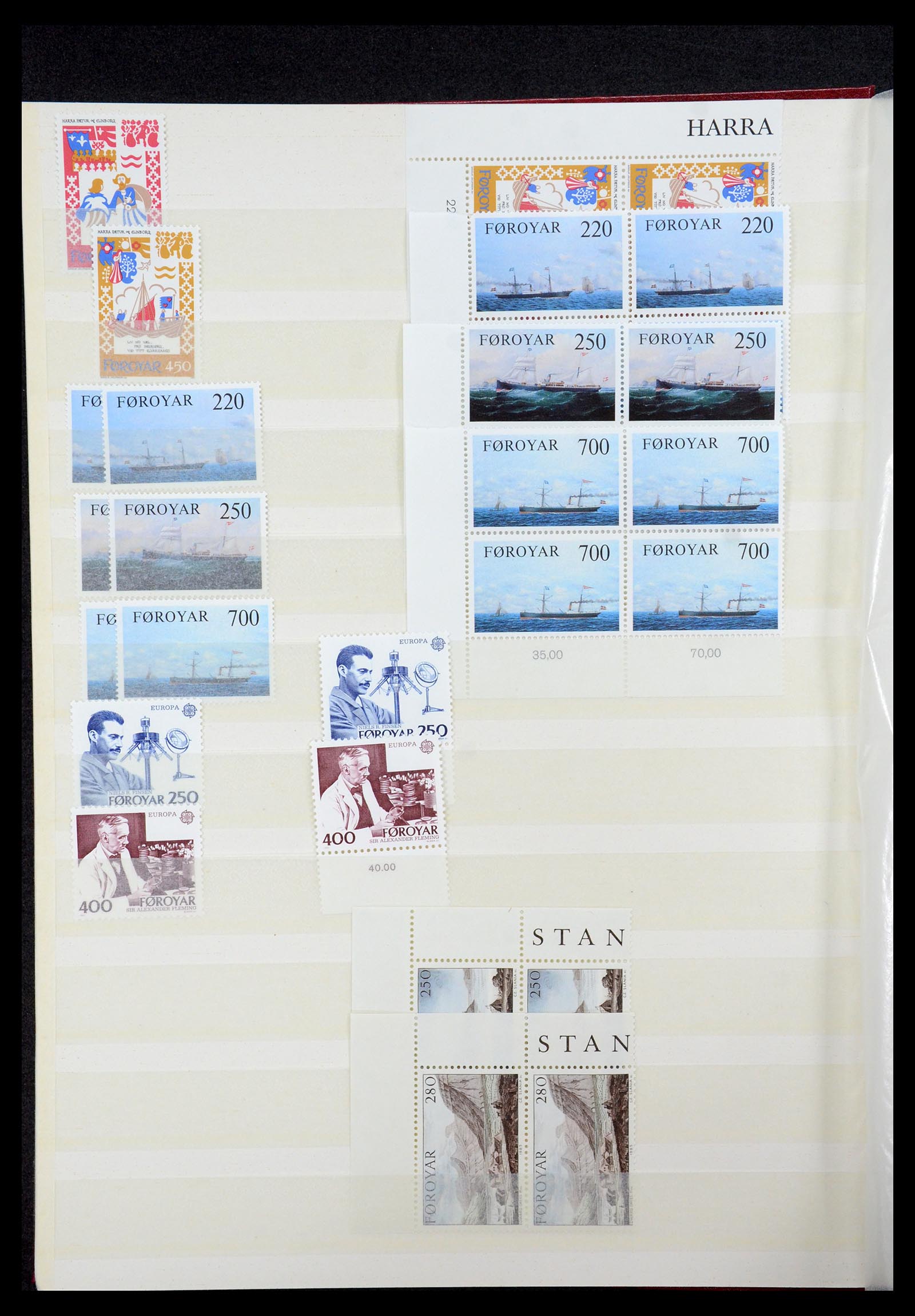 35581 104 - Postzegelverzameling 35581 Faeroer 1975-2007.