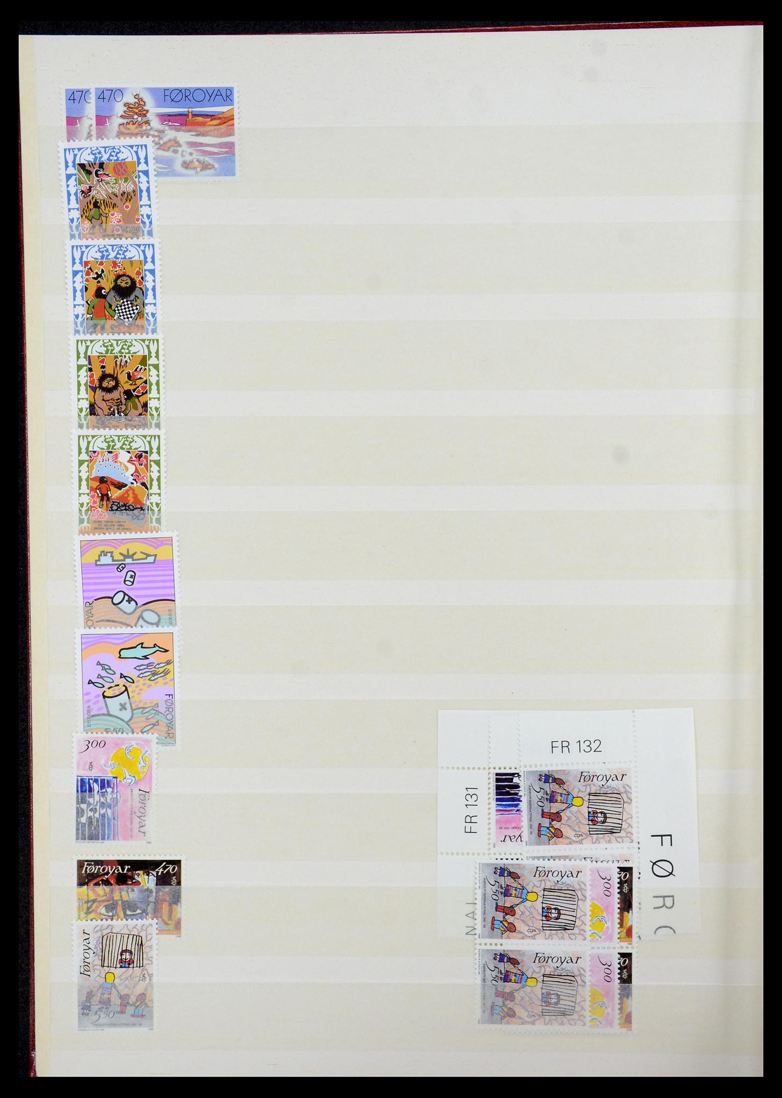 35581 106 - Postzegelverzameling 35581 Faeroer 1975-2007.
