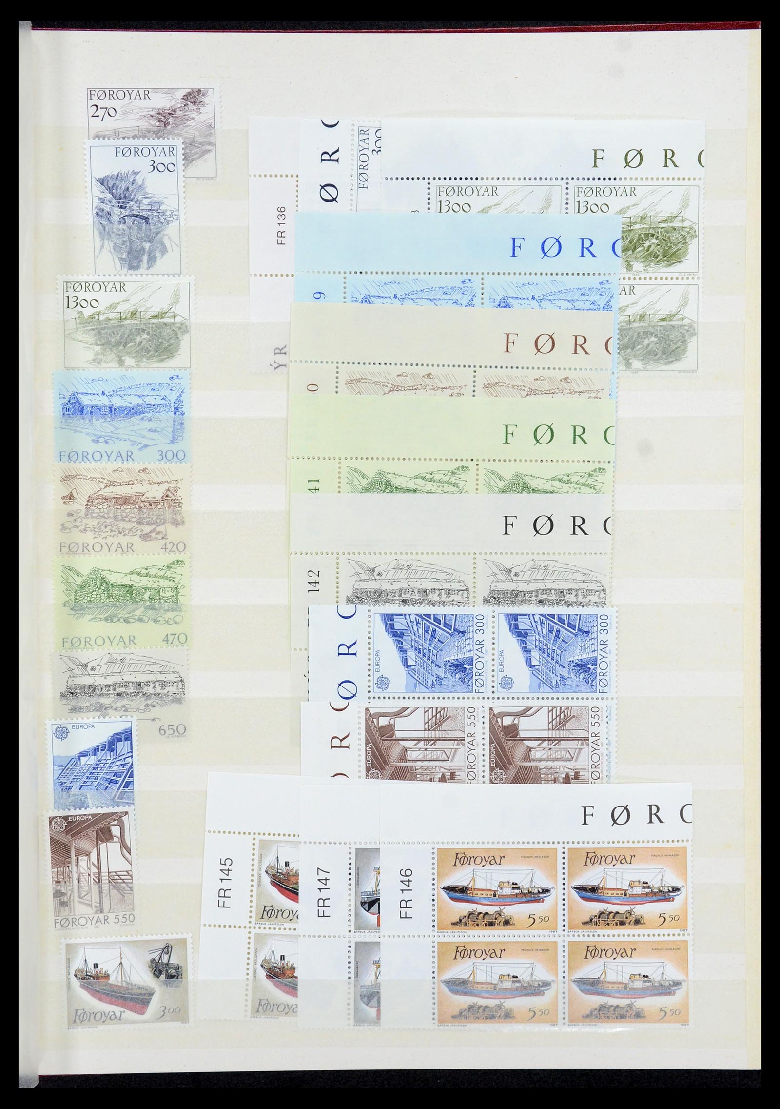 35581 107 - Postzegelverzameling 35581 Faeroer 1975-2007.