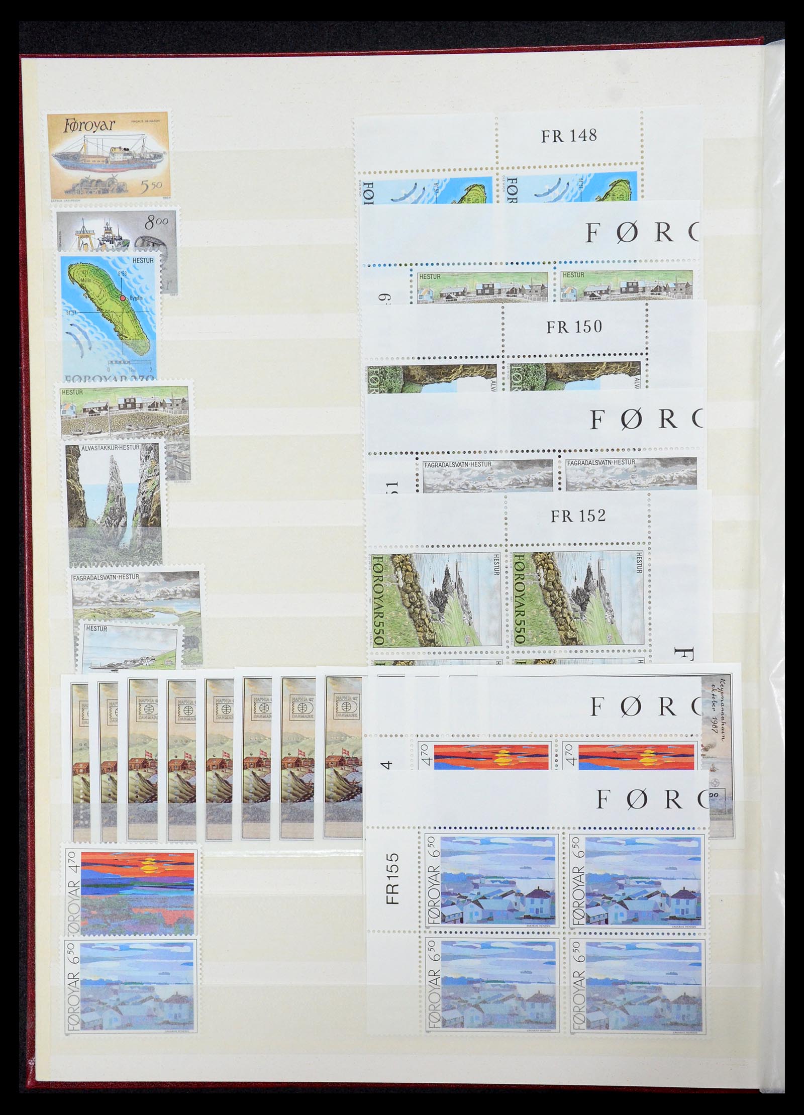 35581 108 - Postzegelverzameling 35581 Faeroer 1975-2007.