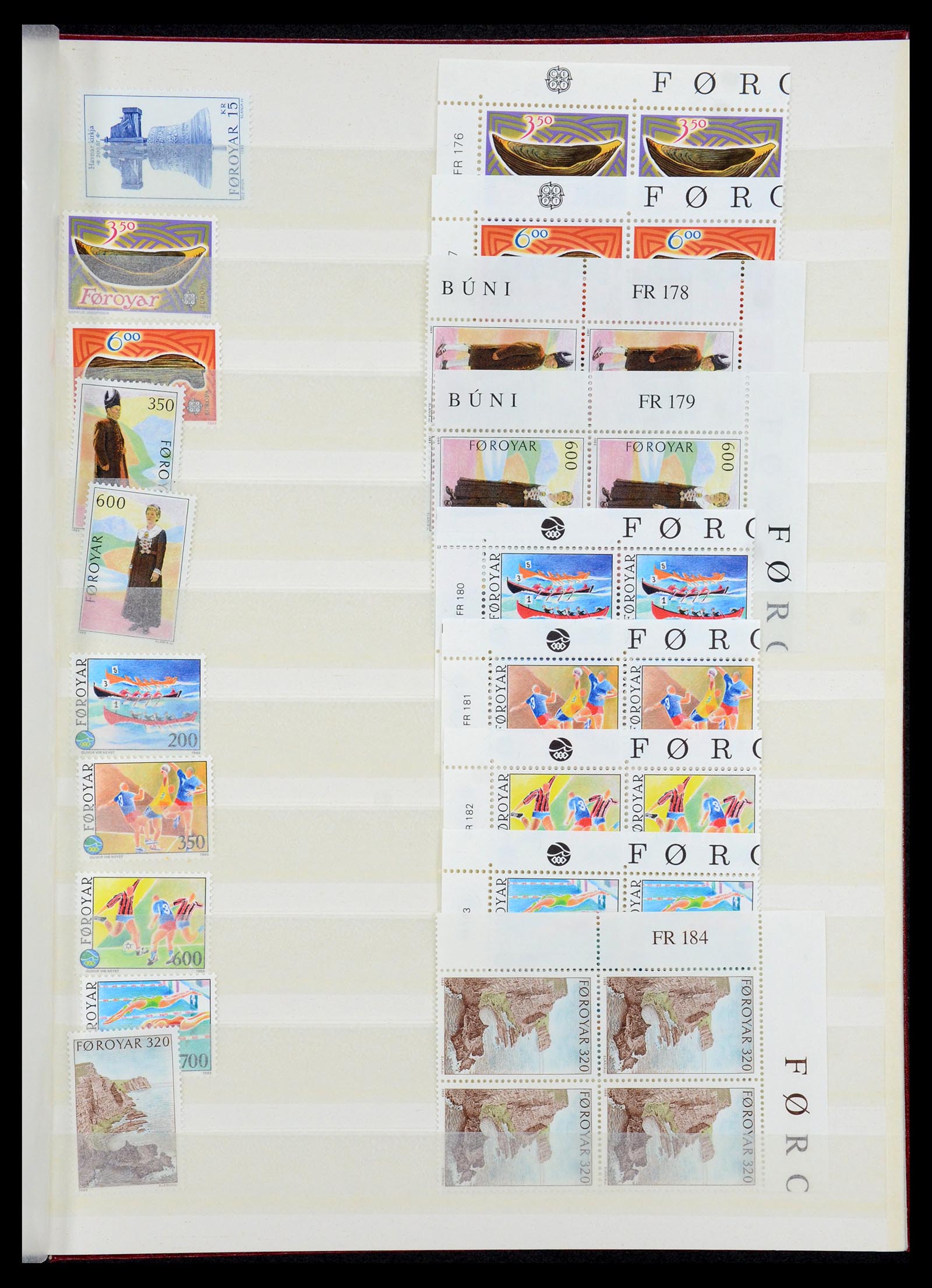 35581 111 - Postzegelverzameling 35581 Faeroer 1975-2007.