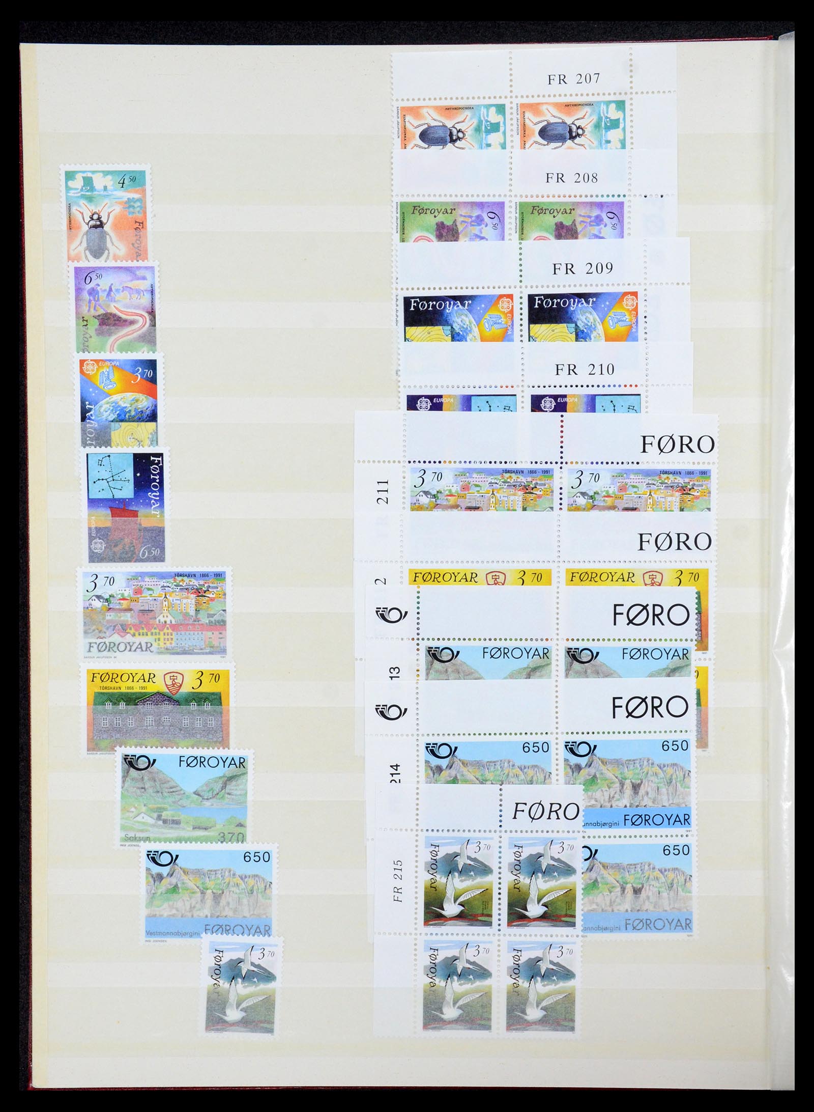 35581 114 - Postzegelverzameling 35581 Faeroer 1975-2007.