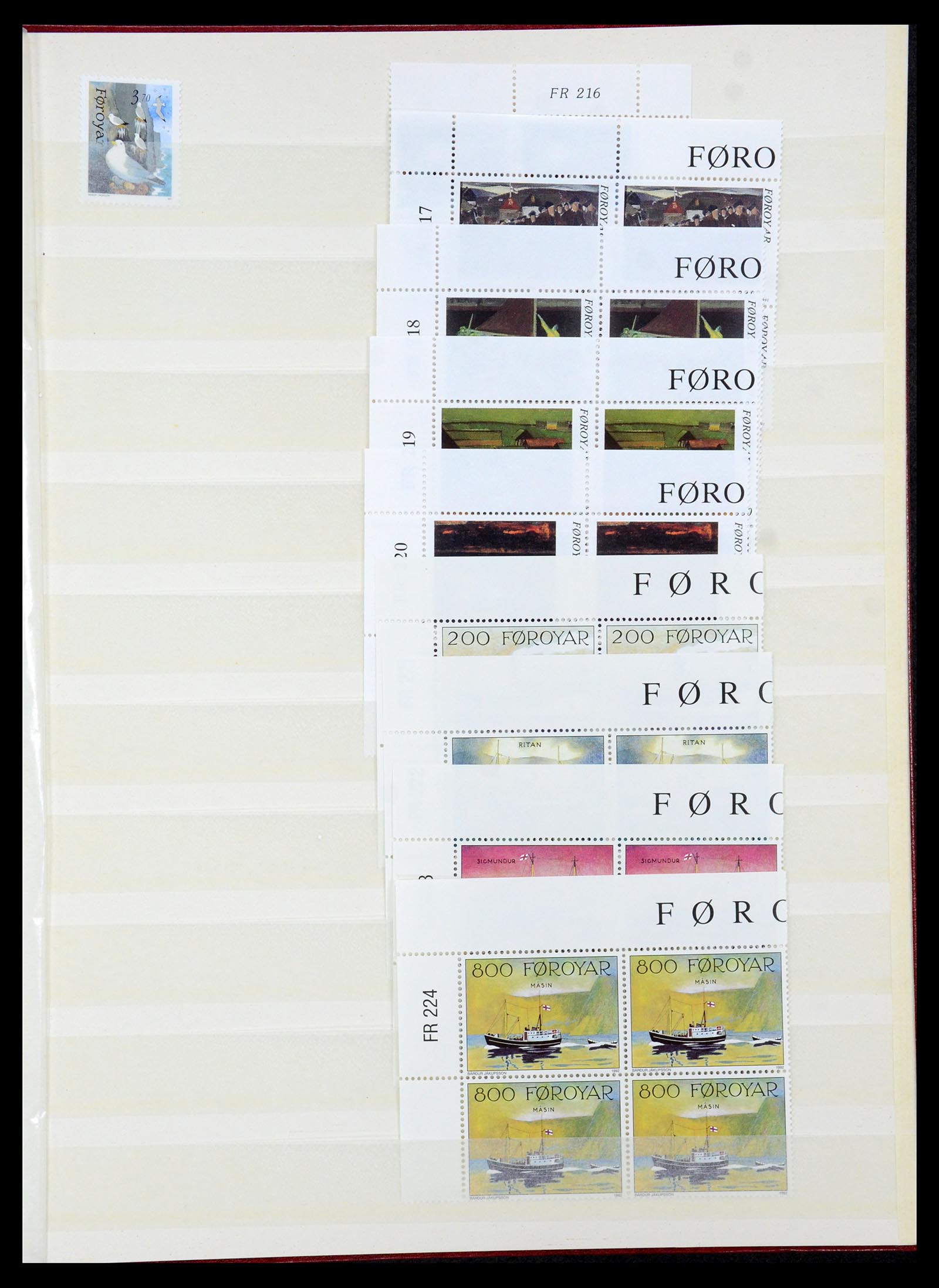 35581 115 - Postzegelverzameling 35581 Faeroer 1975-2007.