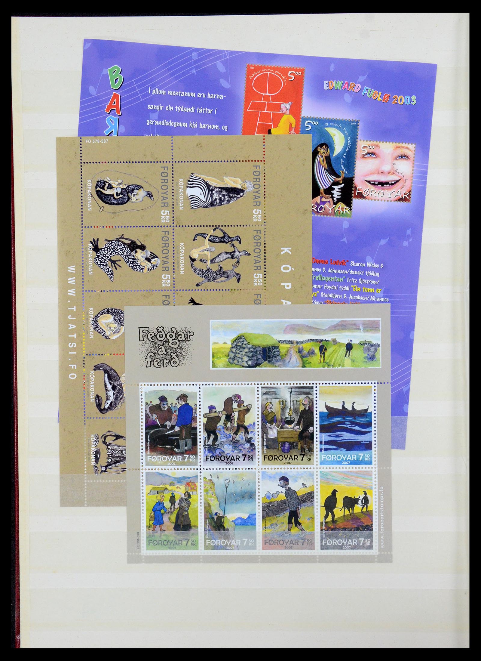 35581 118 - Postzegelverzameling 35581 Faeroer 1975-2007.