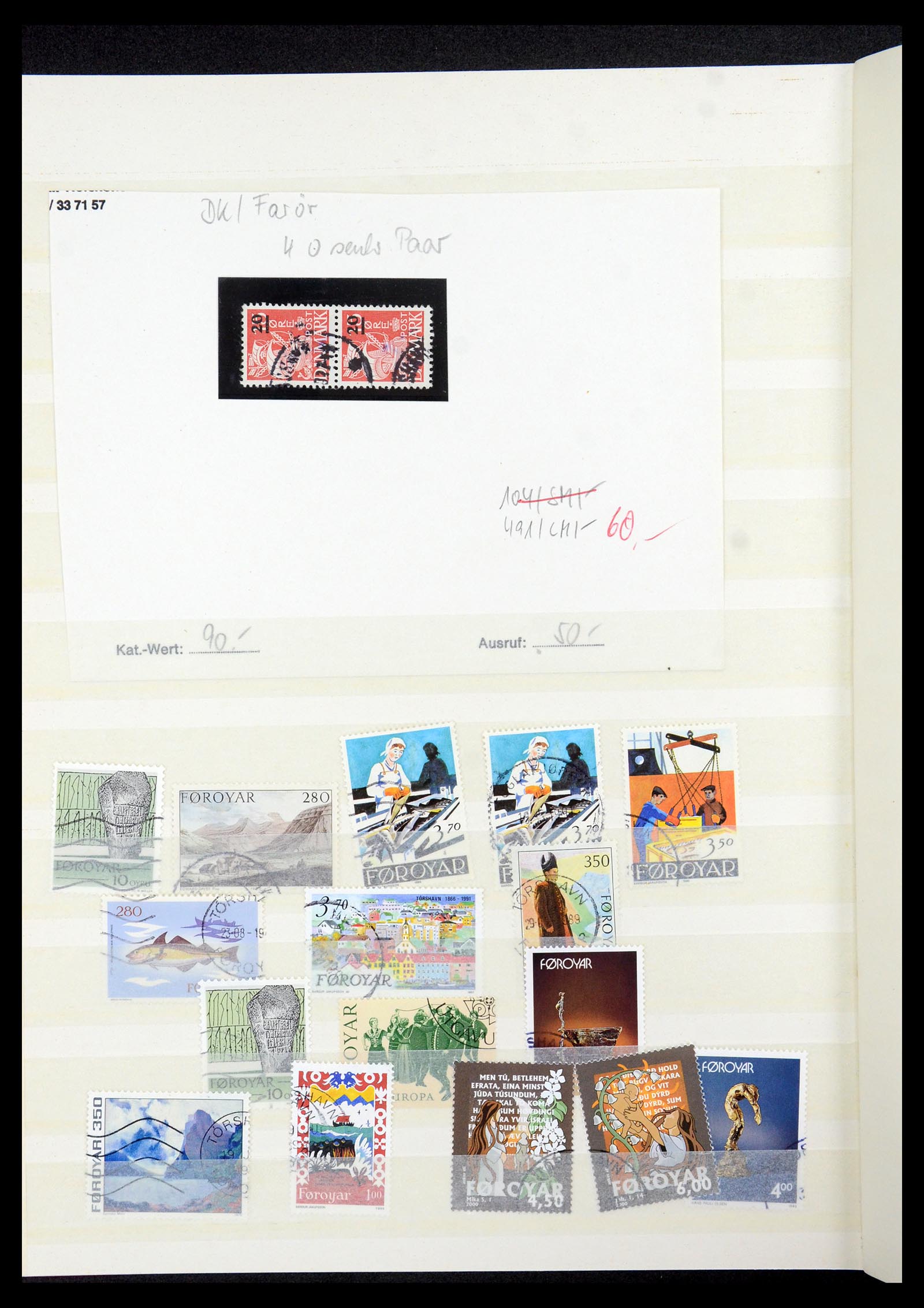 35581 125 - Postzegelverzameling 35581 Faeroer 1975-2007.