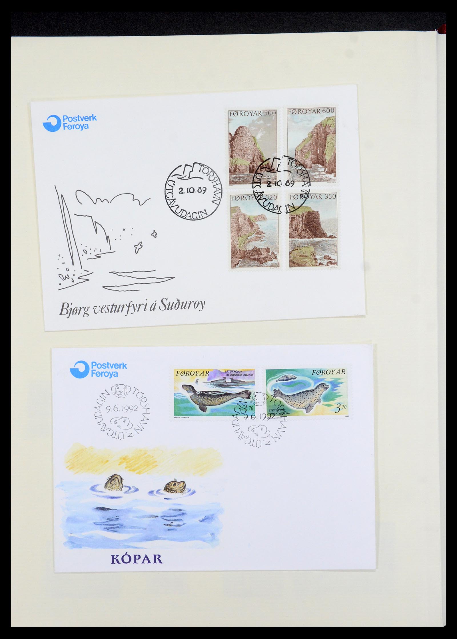 35581 128 - Postzegelverzameling 35581 Faeroer 1975-2007.