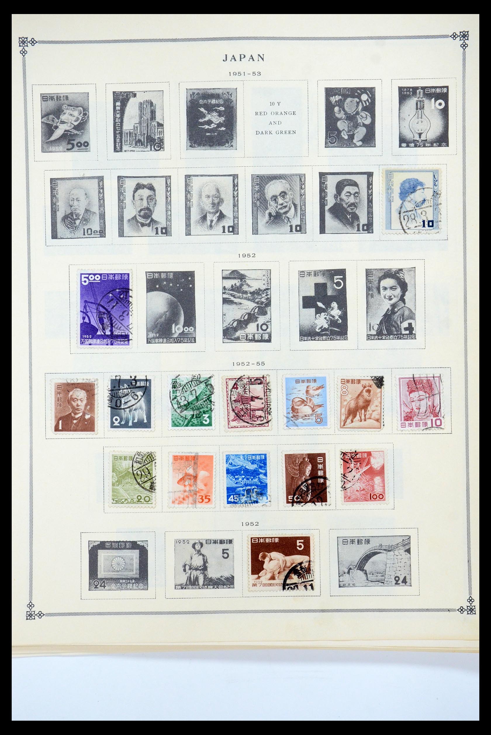 35584 015 - Postzegelverzameling 35584 Japan 1872-1950.