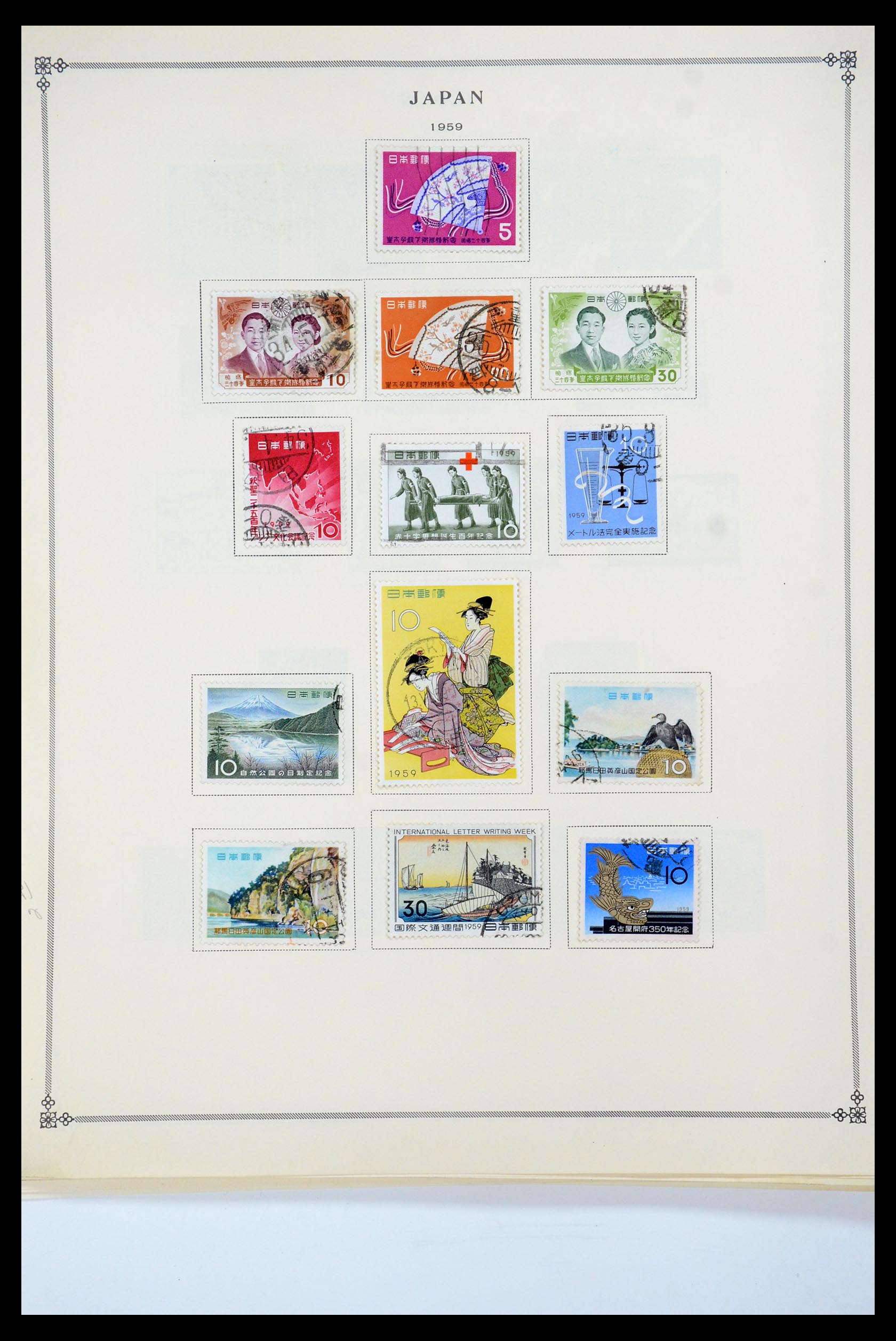 35584 023 - Postzegelverzameling 35584 Japan 1872-1950.