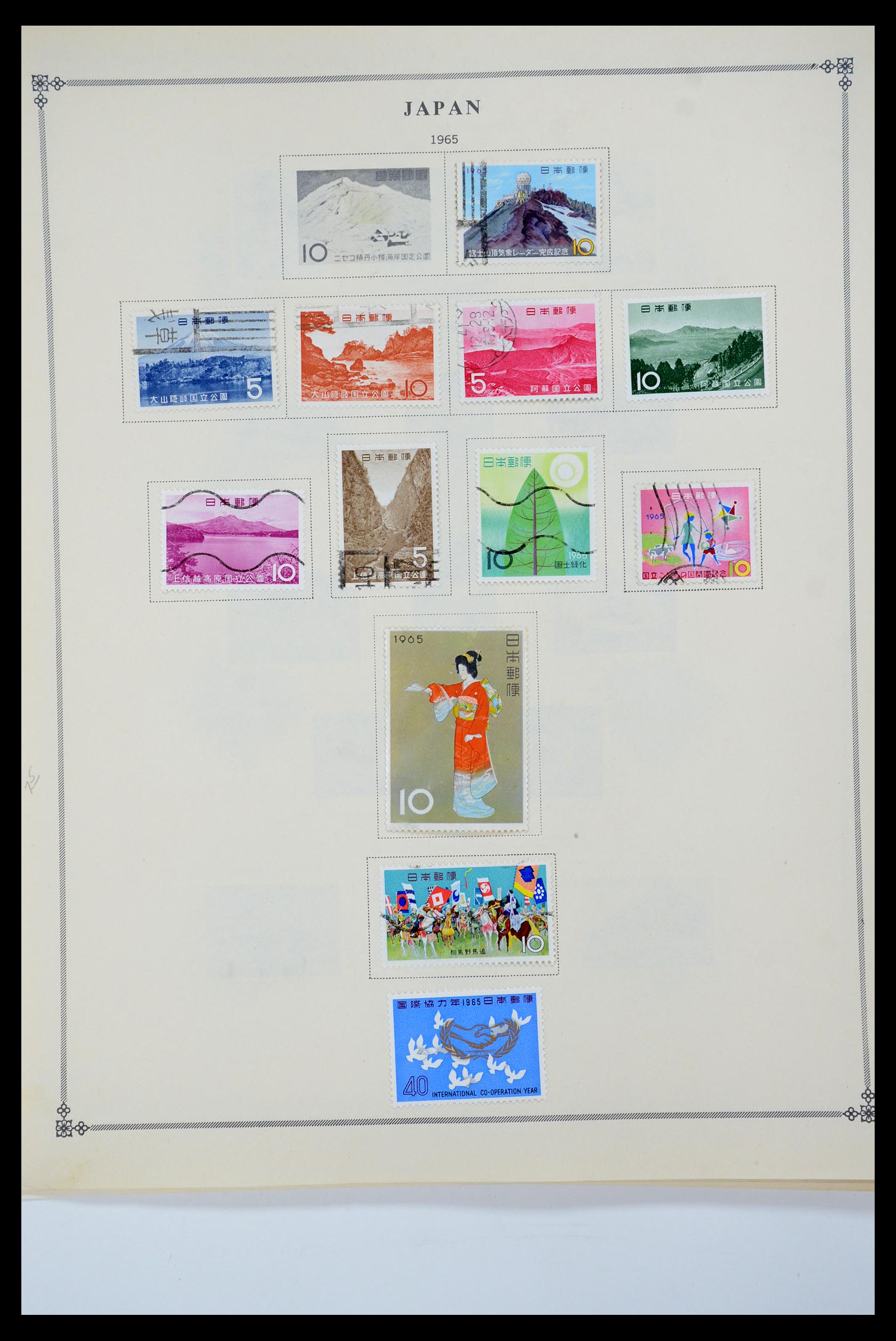35584 032 - Postzegelverzameling 35584 Japan 1872-1950.