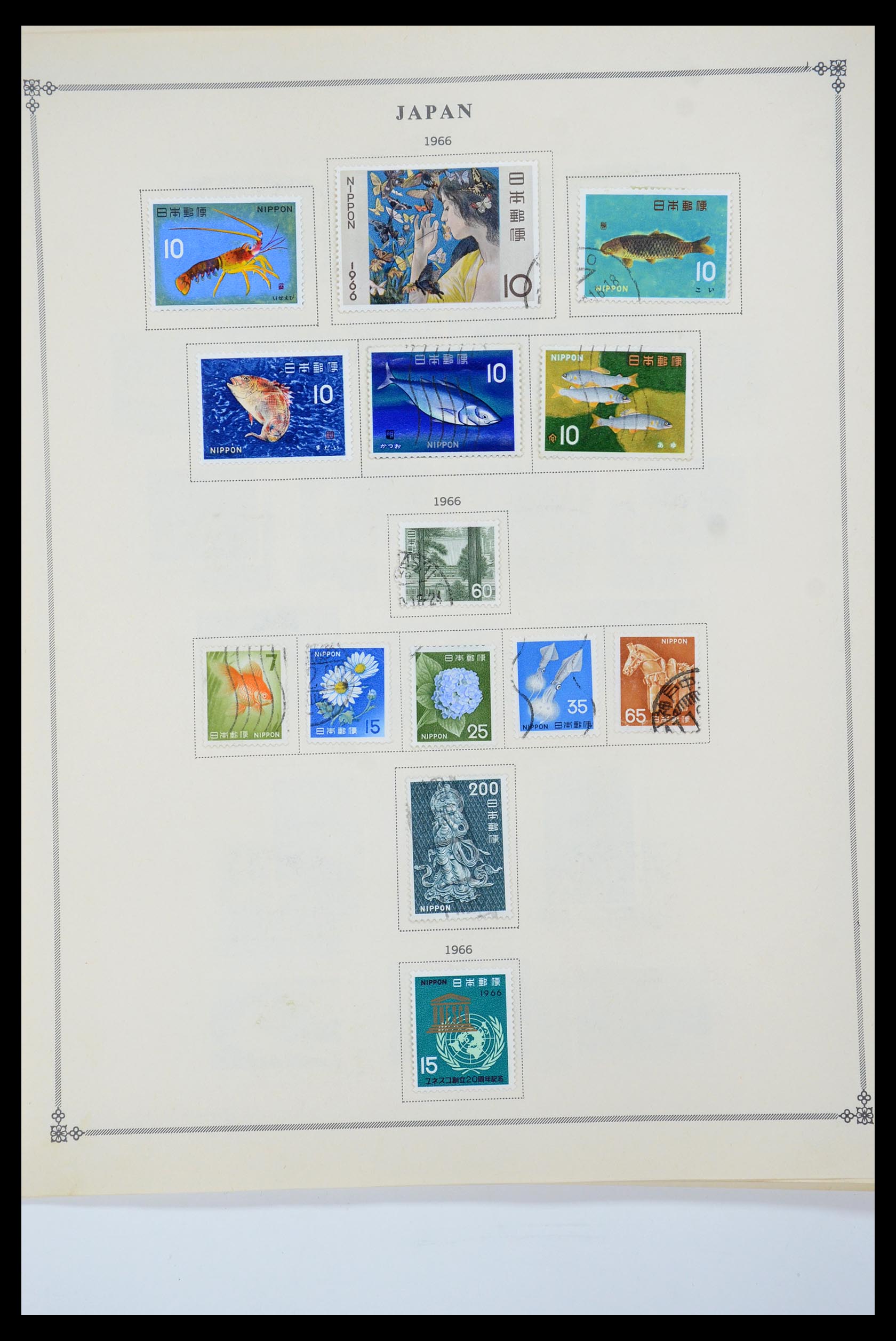 35584 035 - Postzegelverzameling 35584 Japan 1872-1950.