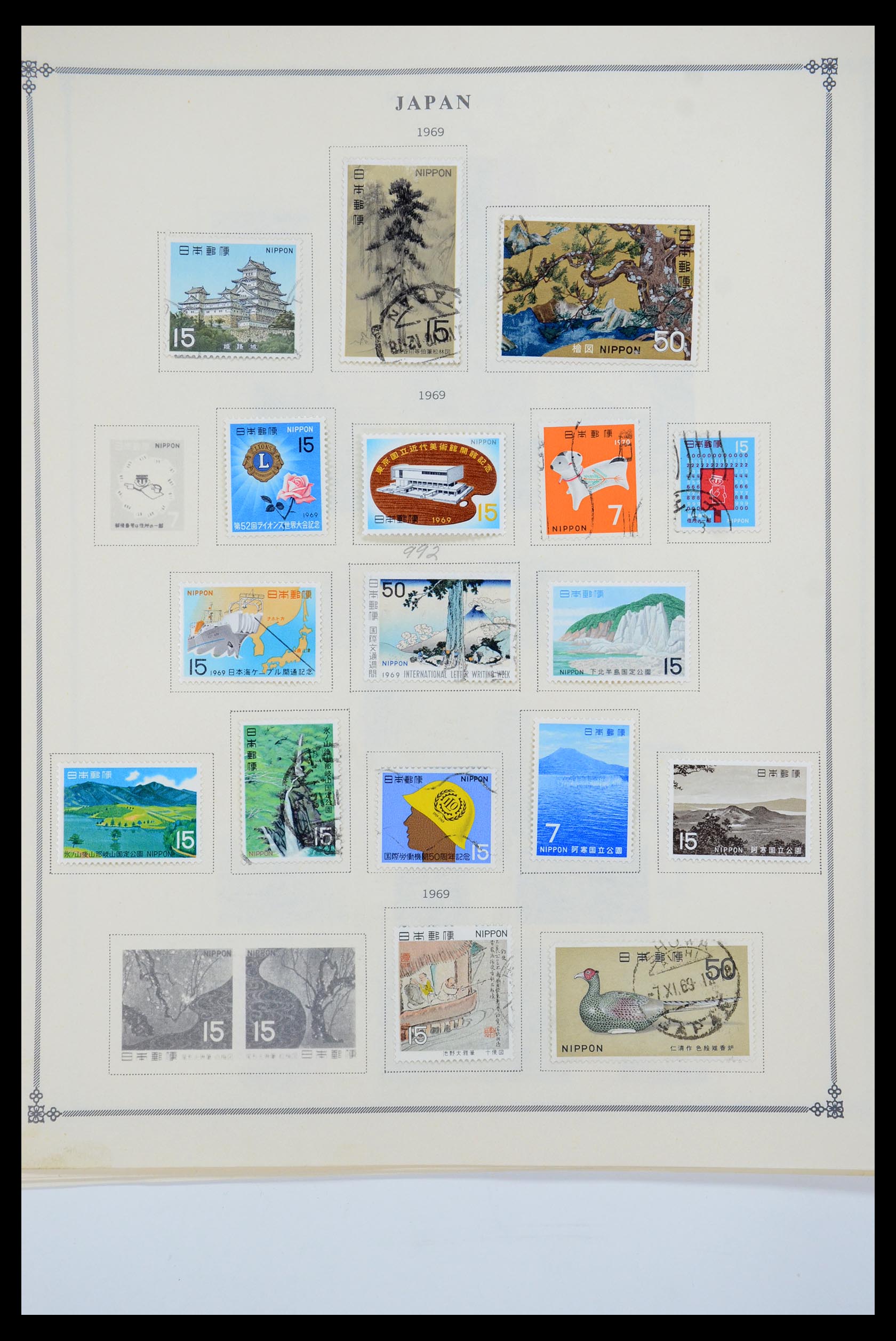 35584 044 - Postzegelverzameling 35584 Japan 1872-1950.