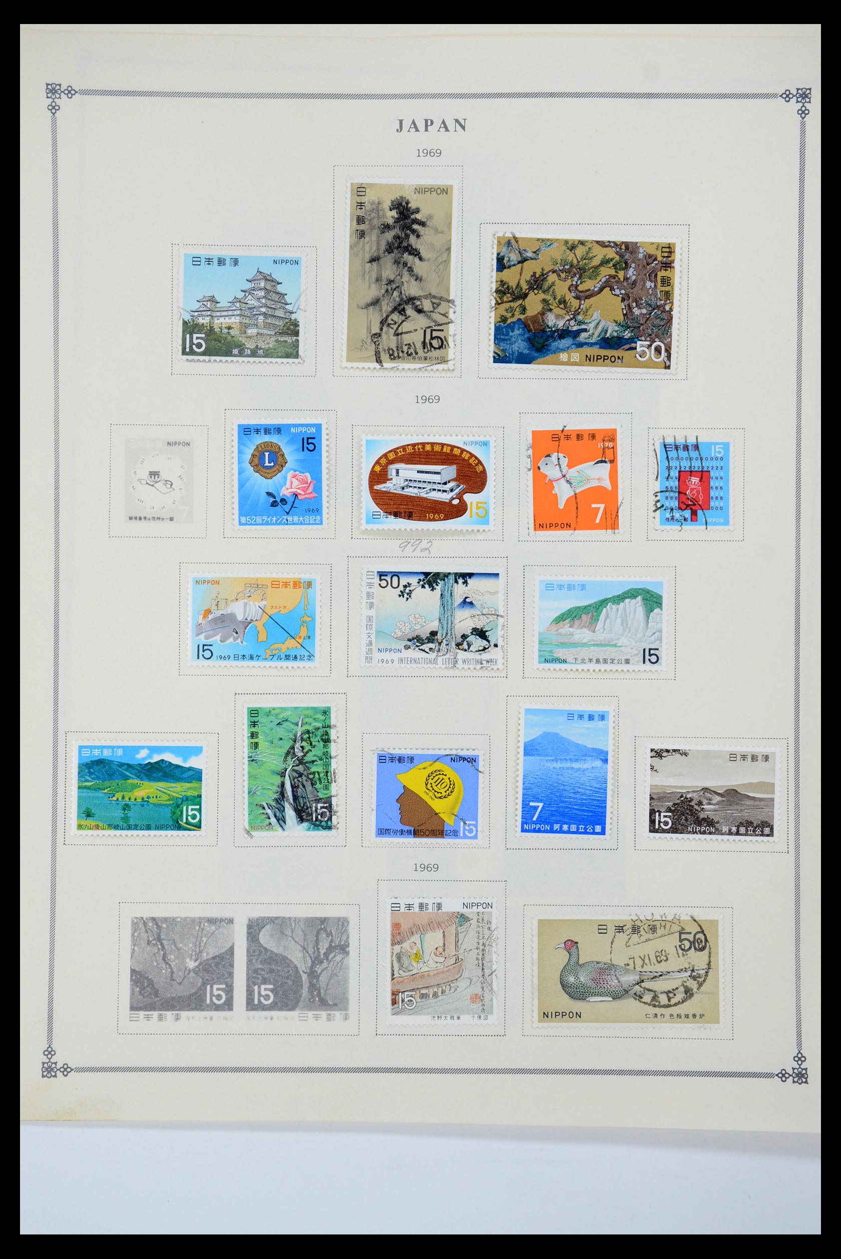 35584 046 - Postzegelverzameling 35584 Japan 1872-1950.