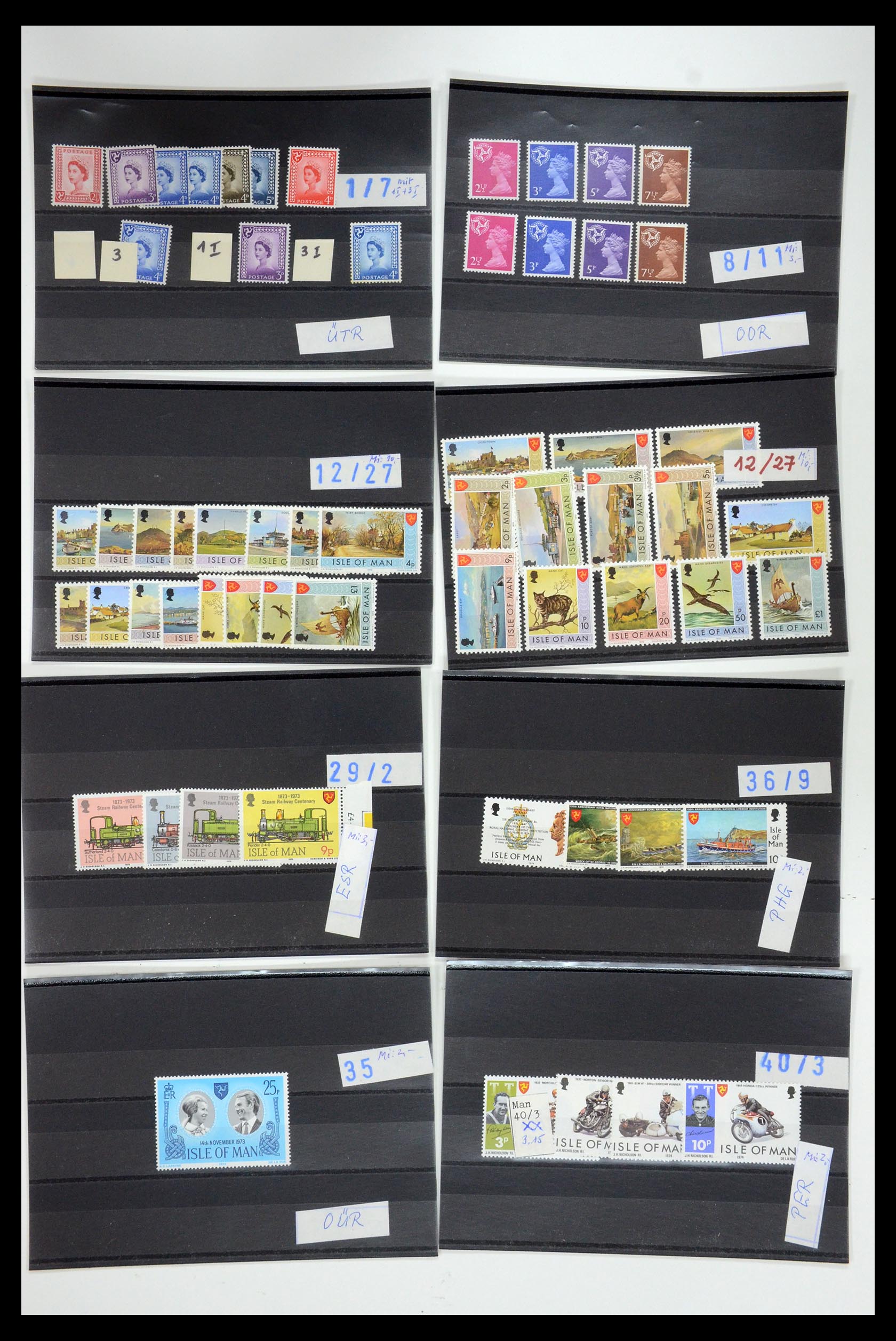35585 005 - Postzegelverzameling 35585 Engeland en koloniën 1880-2000.