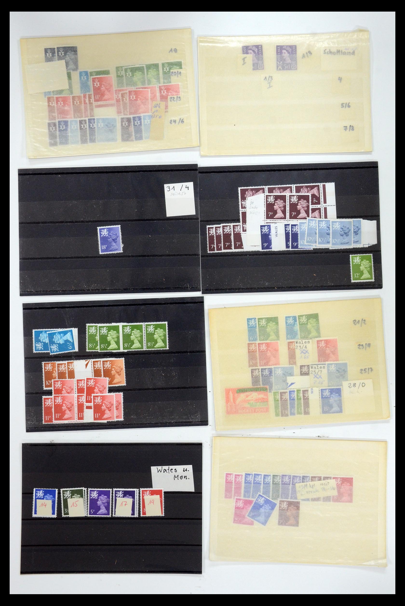 35585 015 - Postzegelverzameling 35585 Engeland en koloniën 1880-2000.