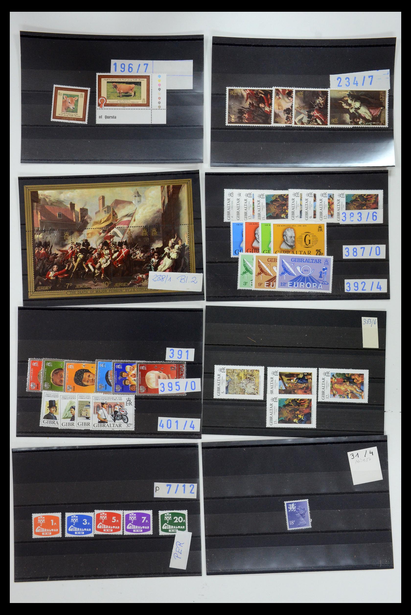 35585 021 - Postzegelverzameling 35585 Engeland en koloniën 1880-2000.