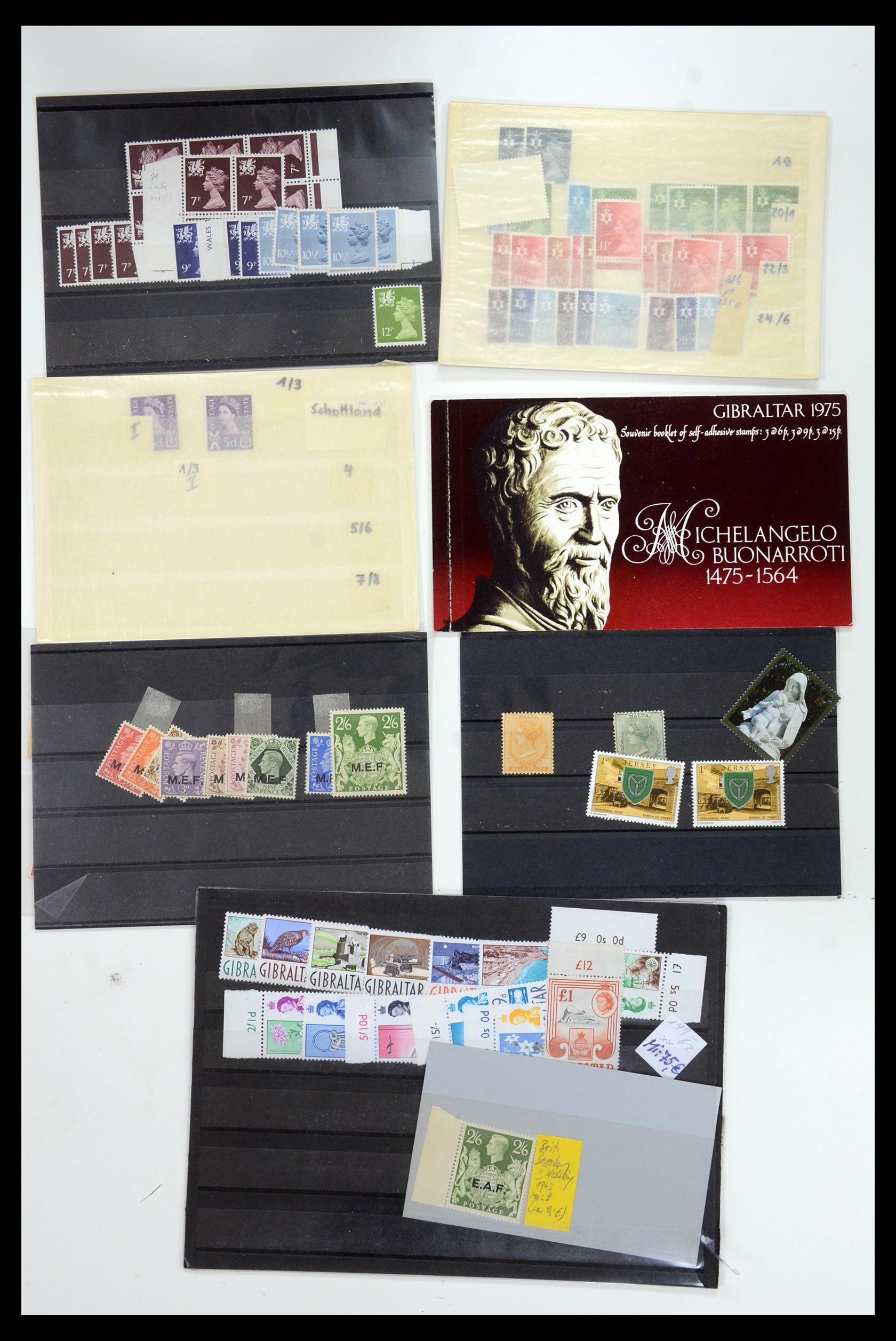 35585 022 - Postzegelverzameling 35585 Engeland en koloniën 1880-2000.