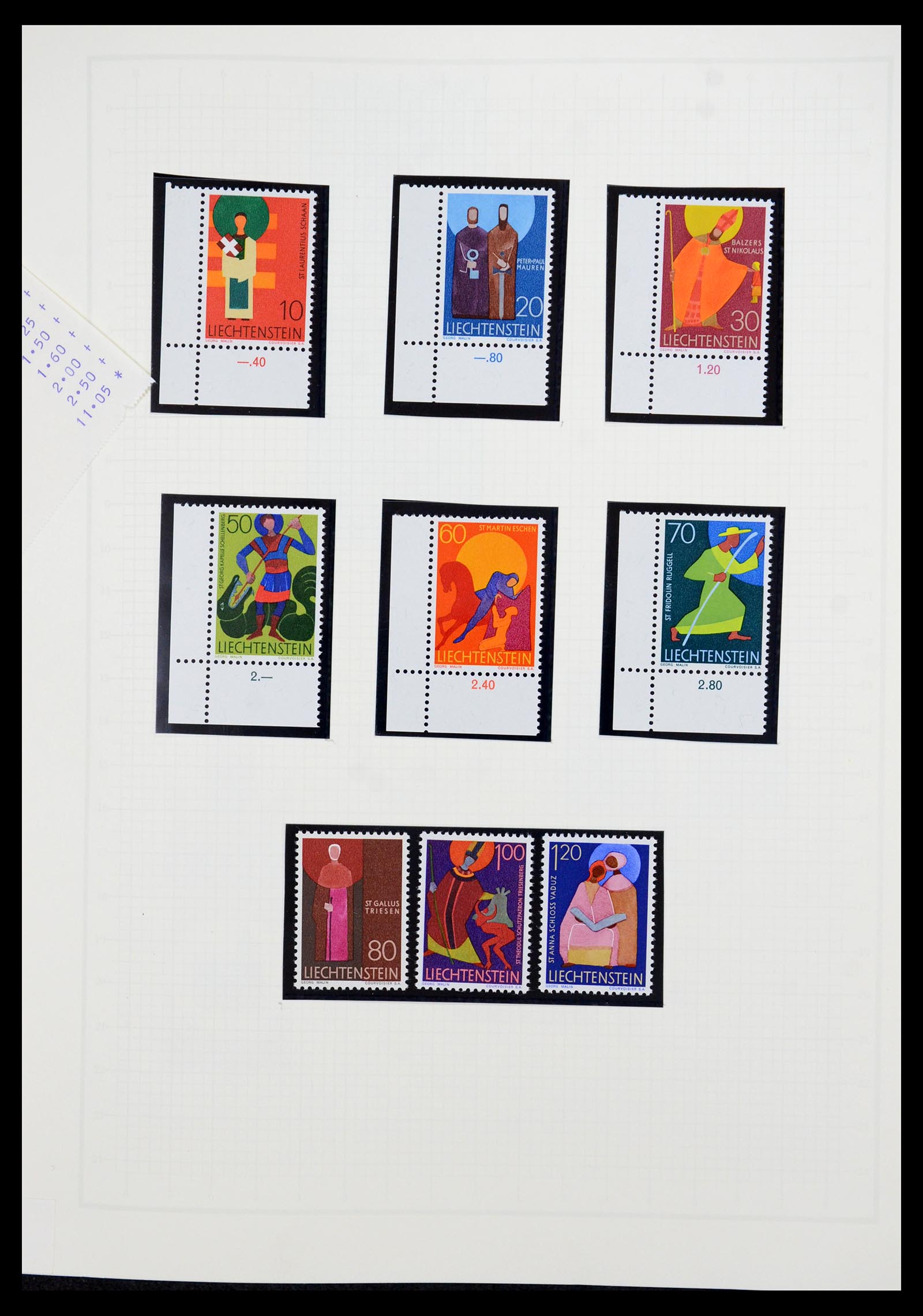35586 002 - Stamp Collection 35586 Liechtenstein 1912-2021!