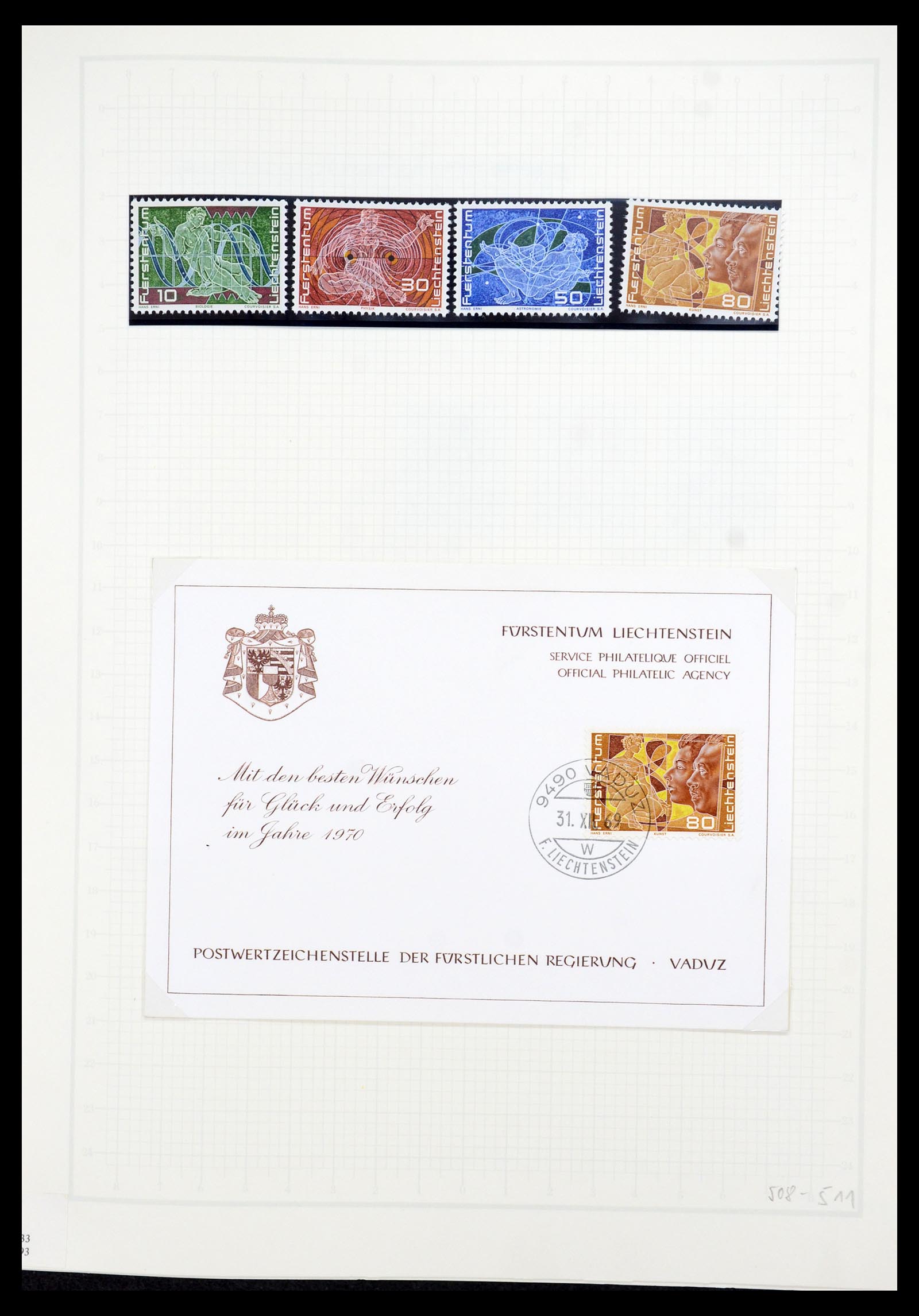 35586 005 - Stamp Collection 35586 Liechtenstein 1912-2021!