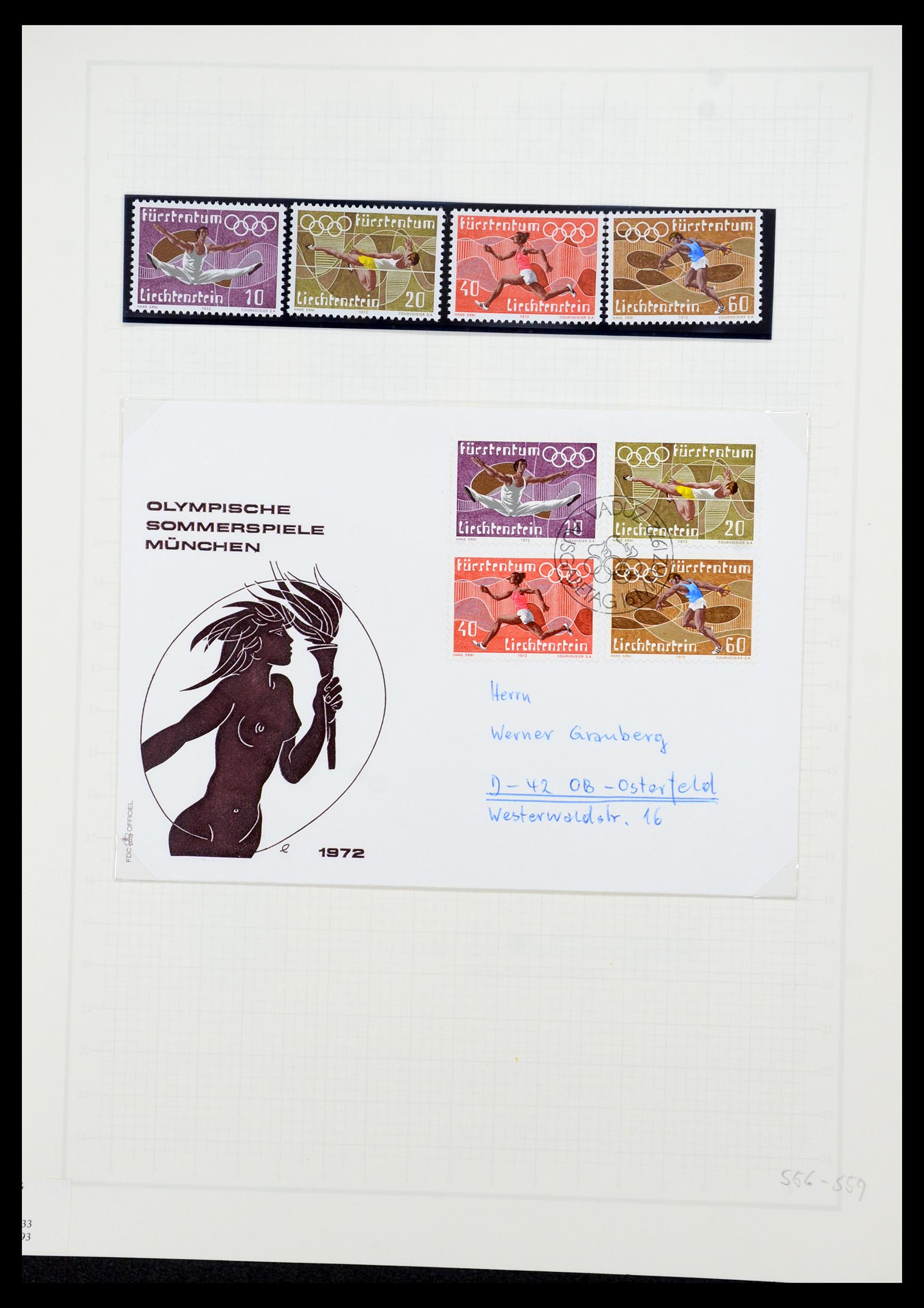 35586 030 - Stamp Collection 35586 Liechtenstein 1912-2021!