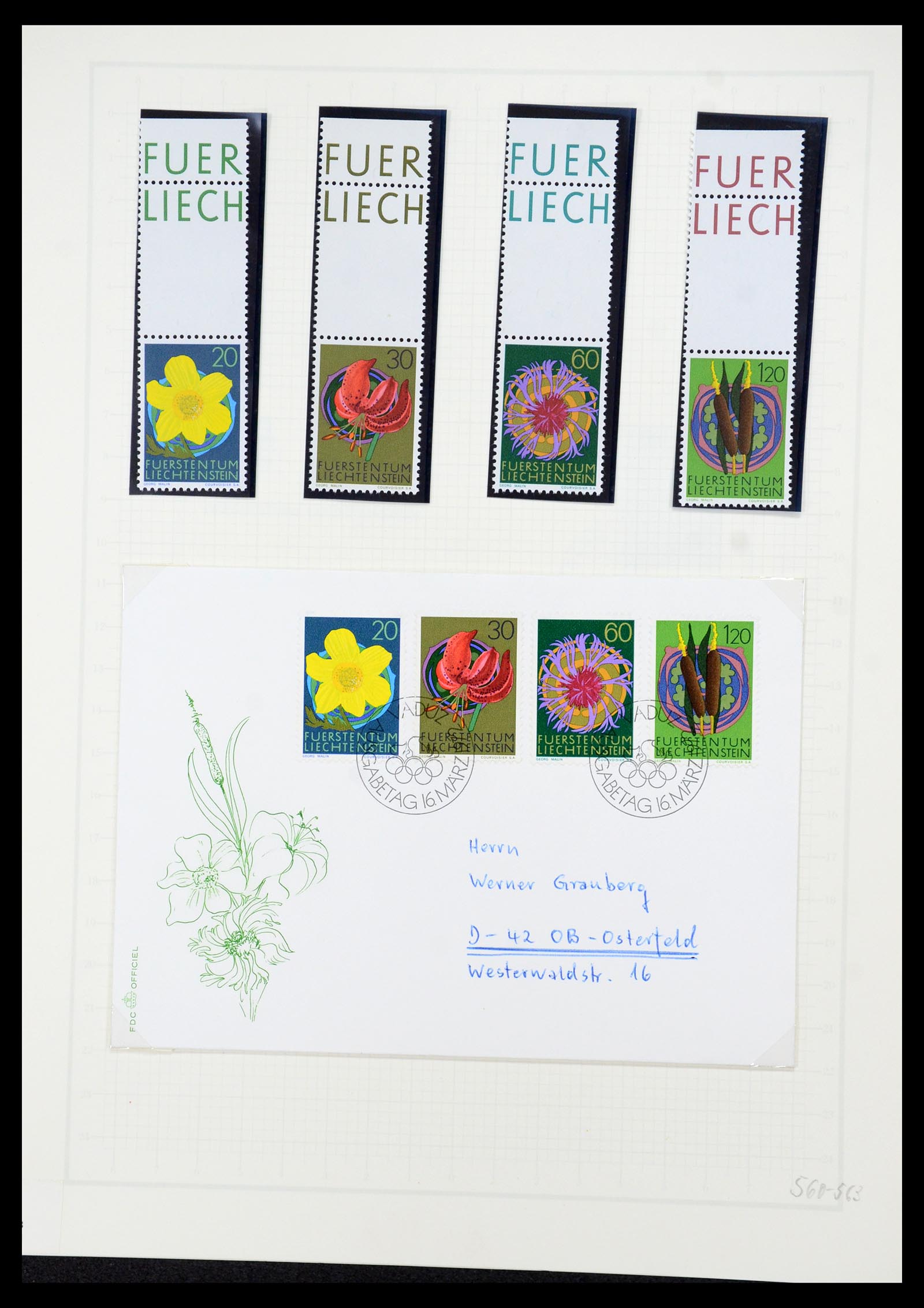 35586 031 - Stamp Collection 35586 Liechtenstein 1912-2021!