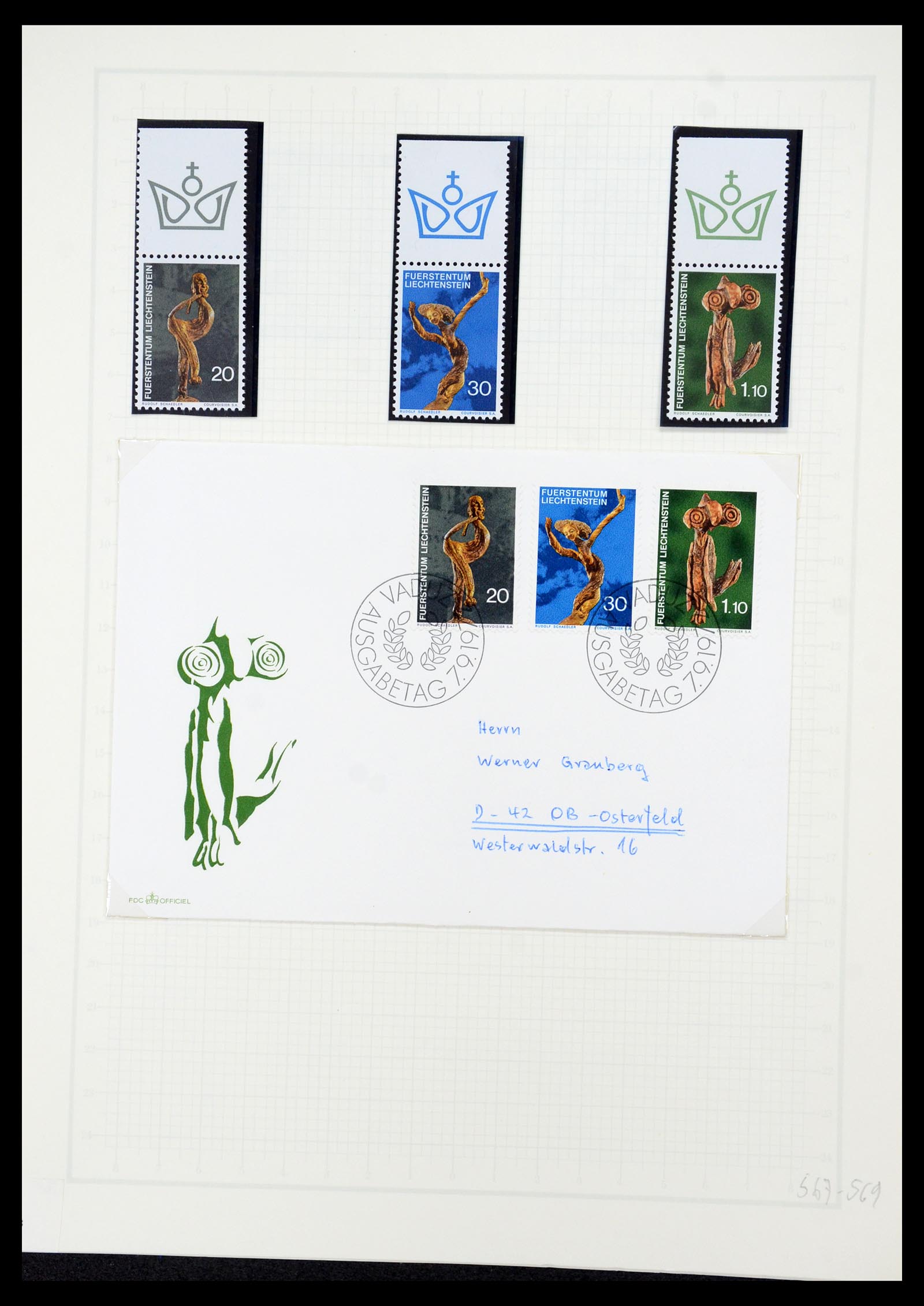 35586 036 - Stamp Collection 35586 Liechtenstein 1912-2021!