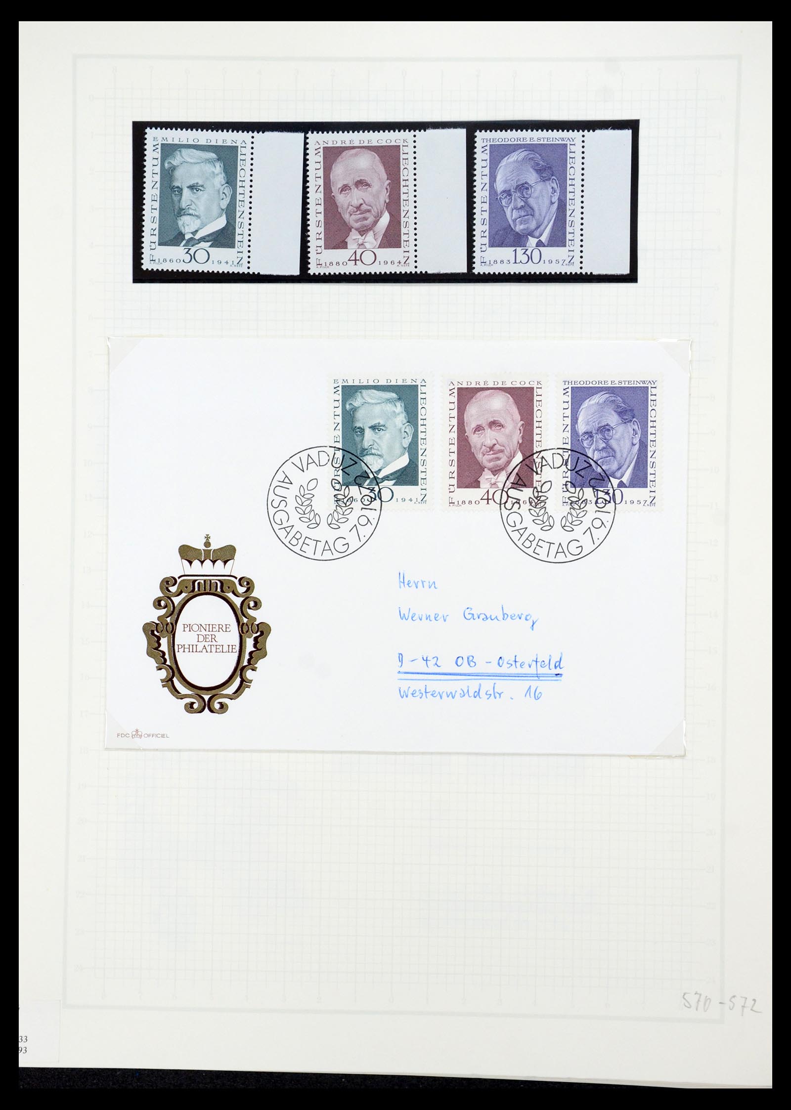 35586 037 - Postzegelverzameling 35586 Liechtenstein 1912-2021!