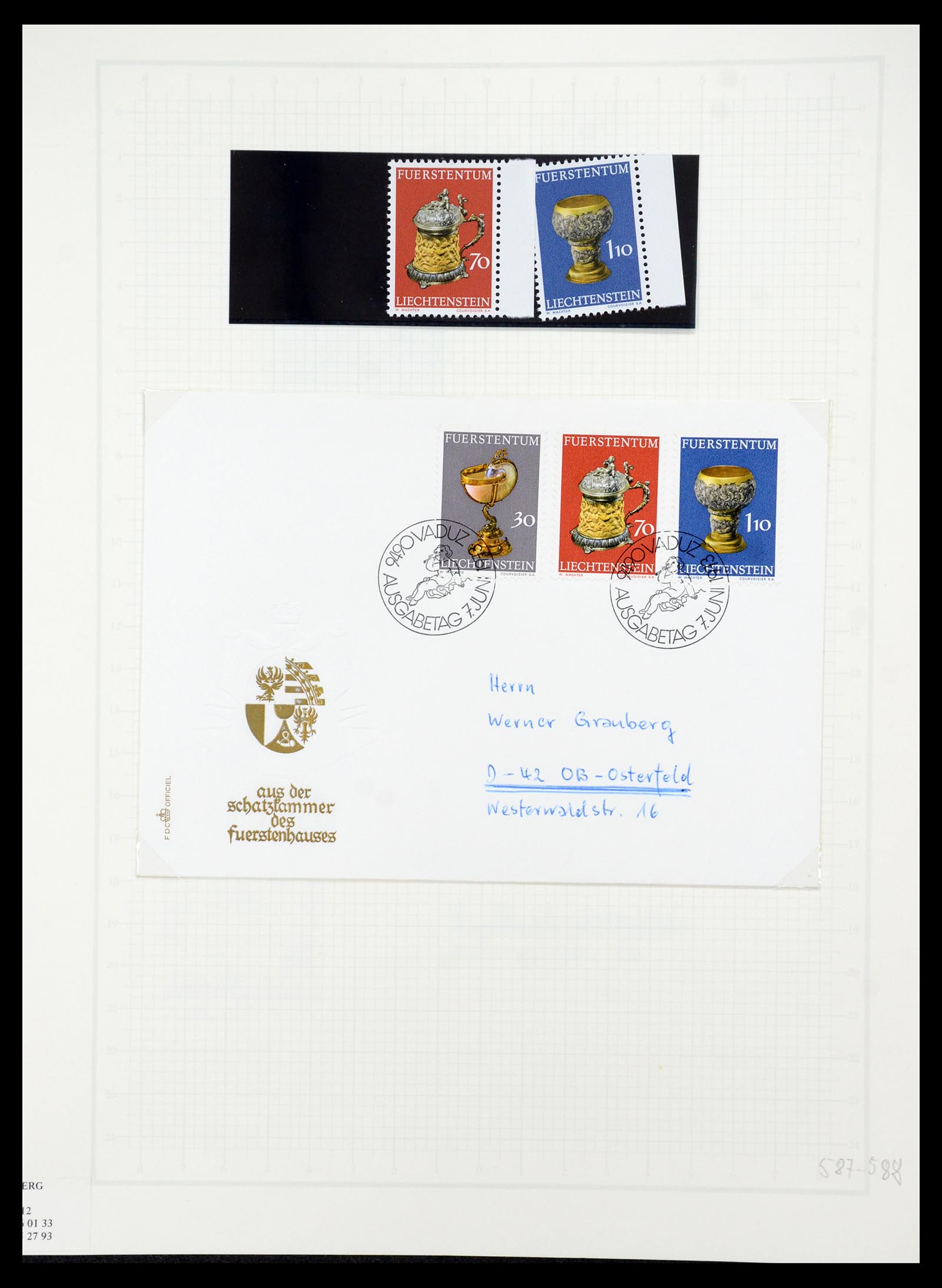 35586 045 - Stamp Collection 35586 Liechtenstein 1912-2021!