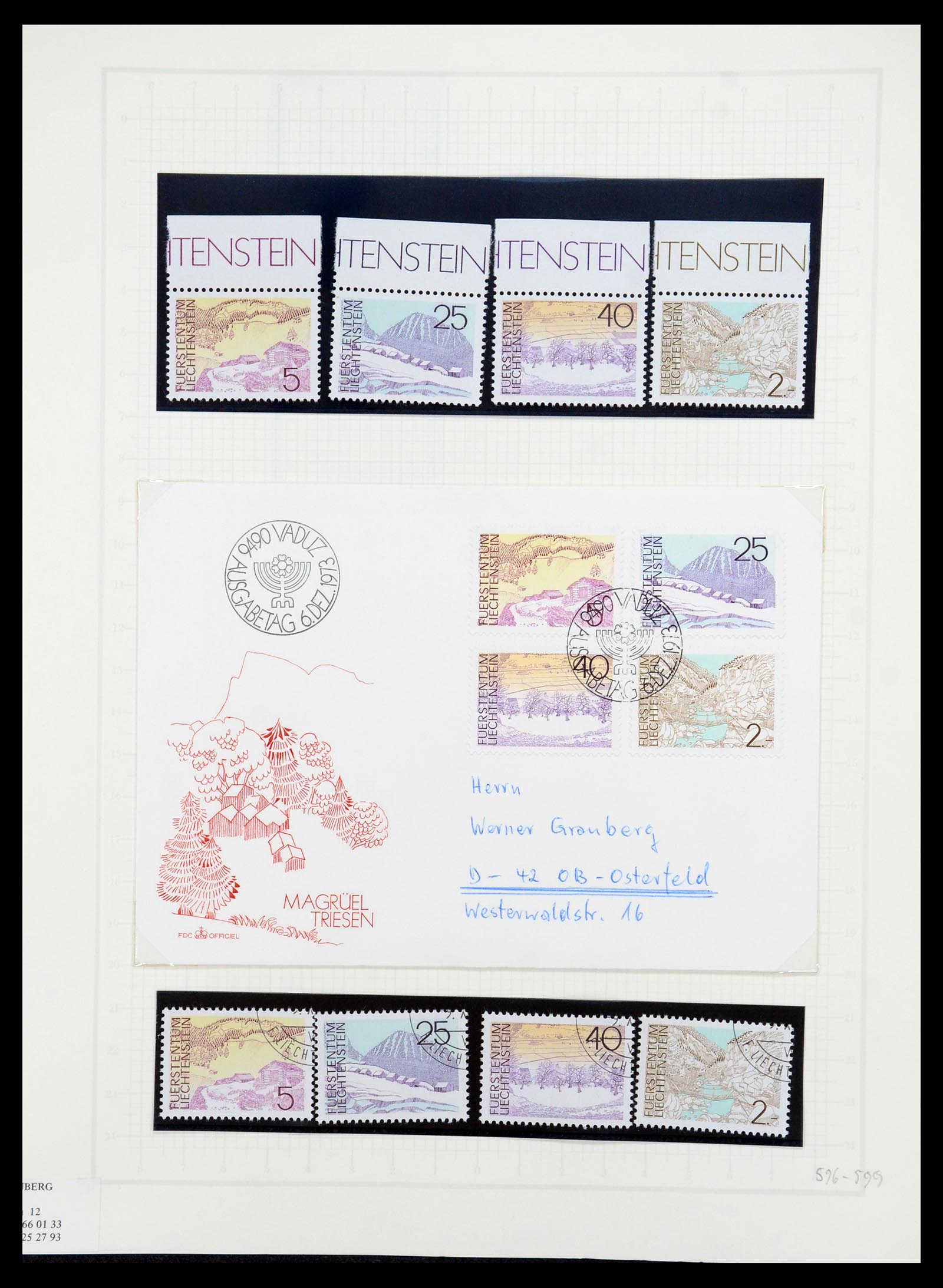 35586 050 - Stamp Collection 35586 Liechtenstein 1912-2021!