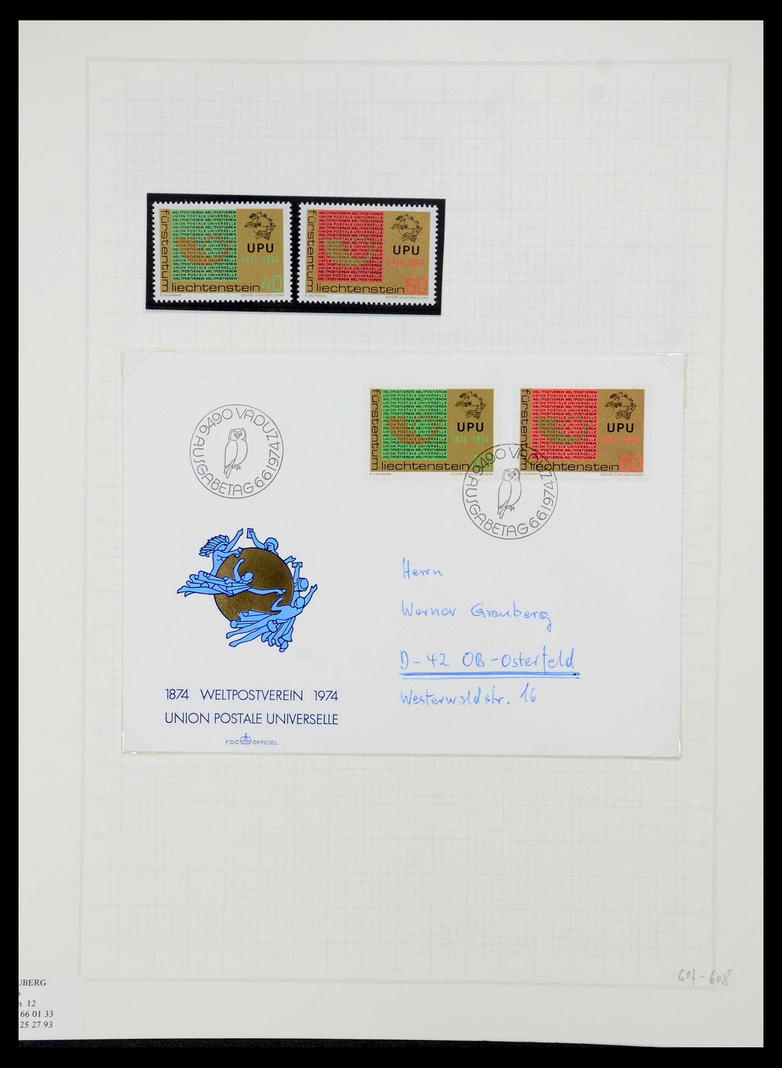 35586 054 - Stamp Collection 35586 Liechtenstein 1912-2021!