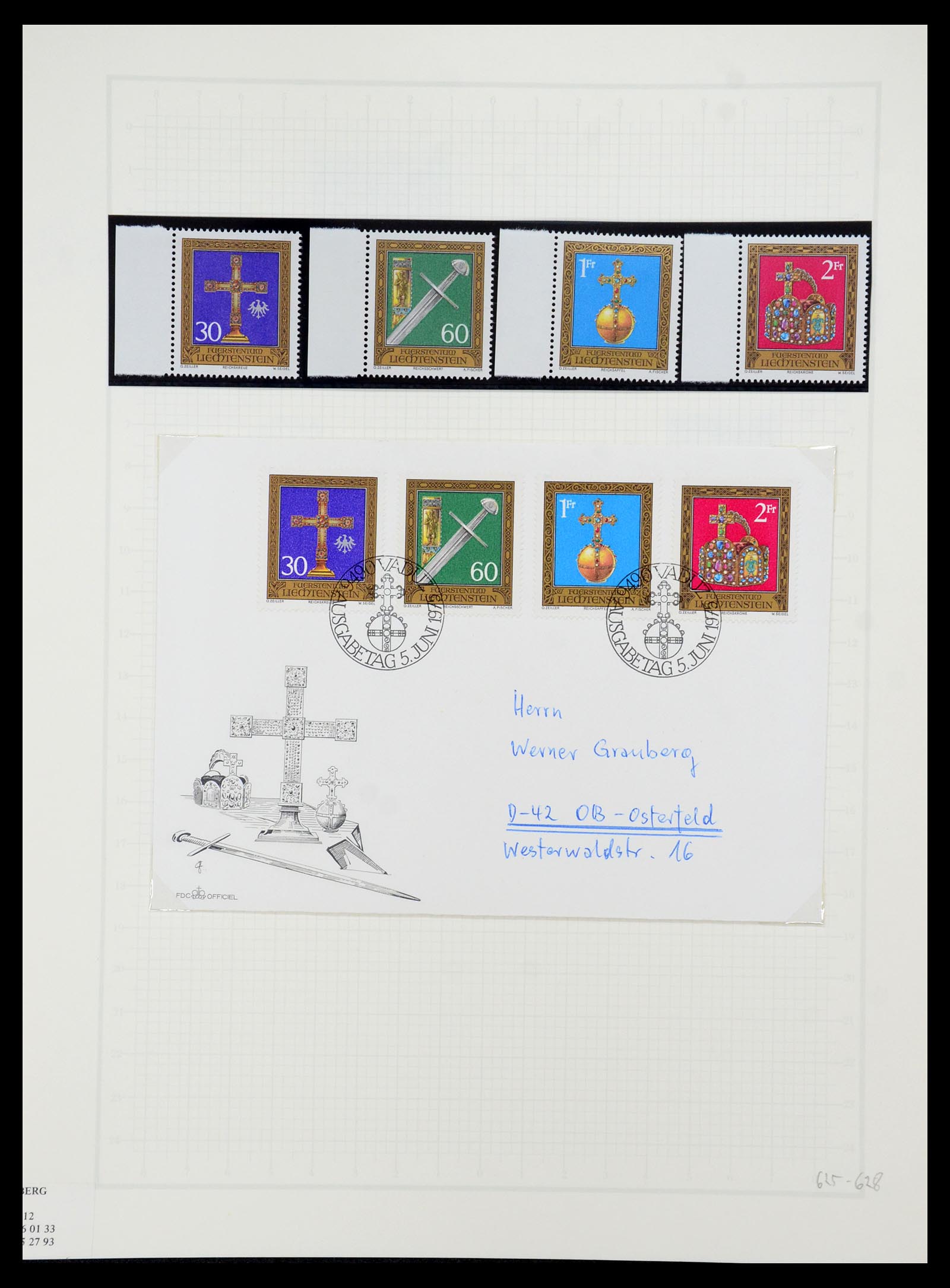 35586 063 - Stamp Collection 35586 Liechtenstein 1912-2021!
