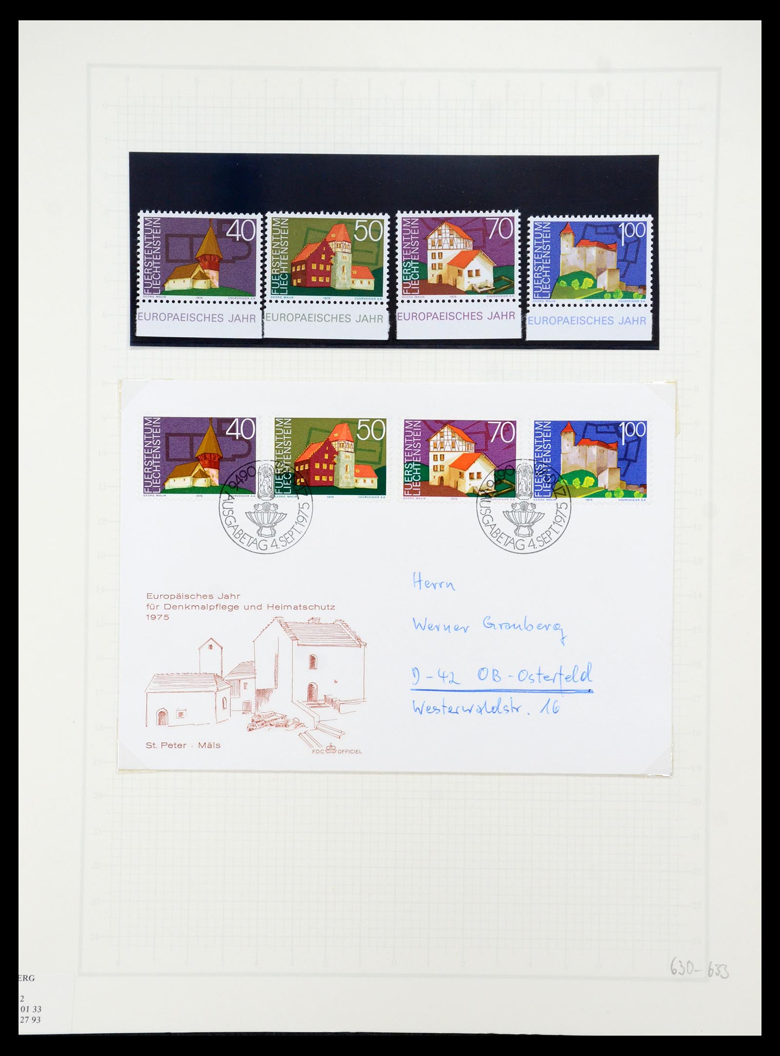 35586 065 - Stamp Collection 35586 Liechtenstein 1912-2021!