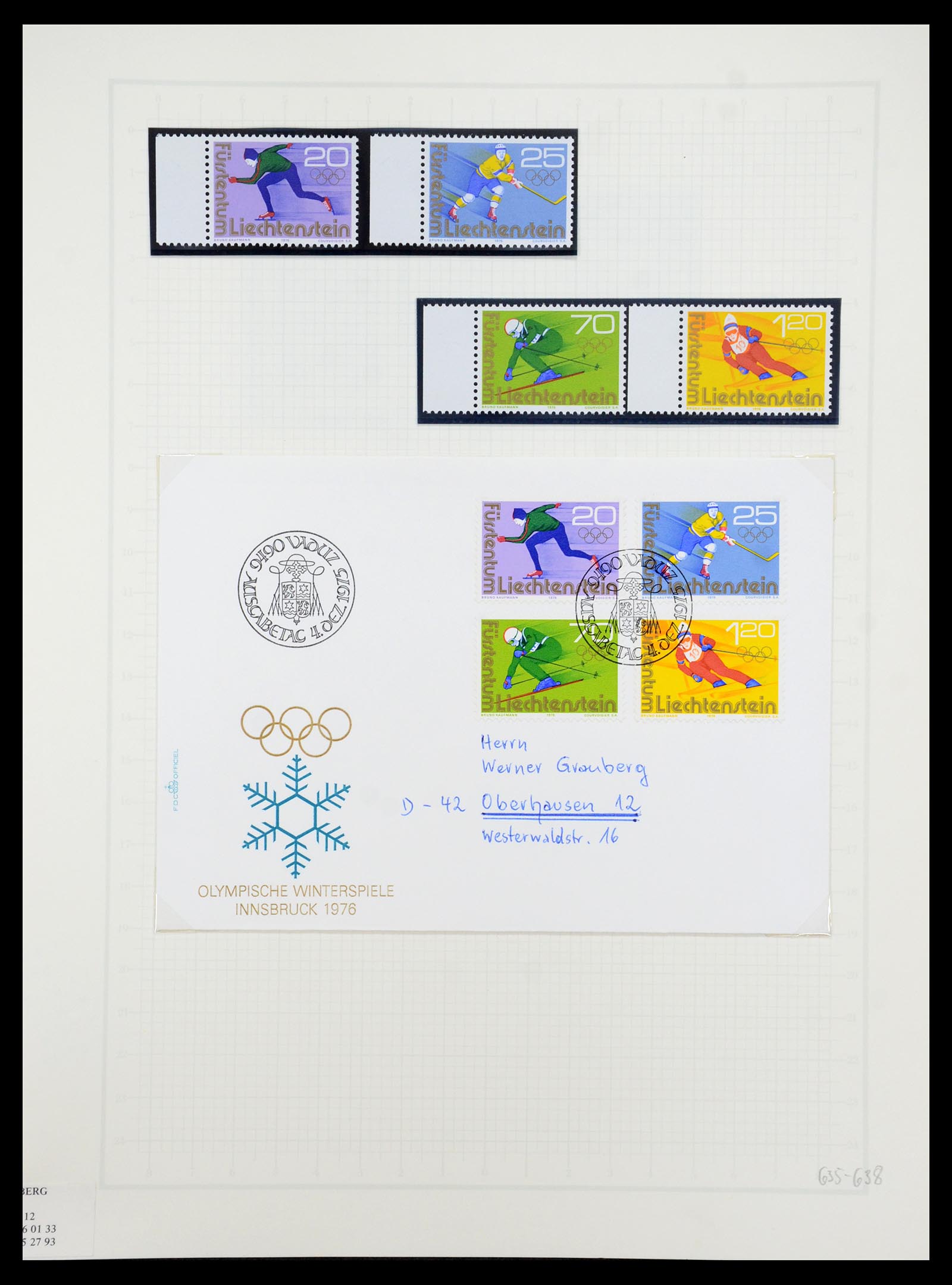 35586 067 - Stamp Collection 35586 Liechtenstein 1912-2021!
